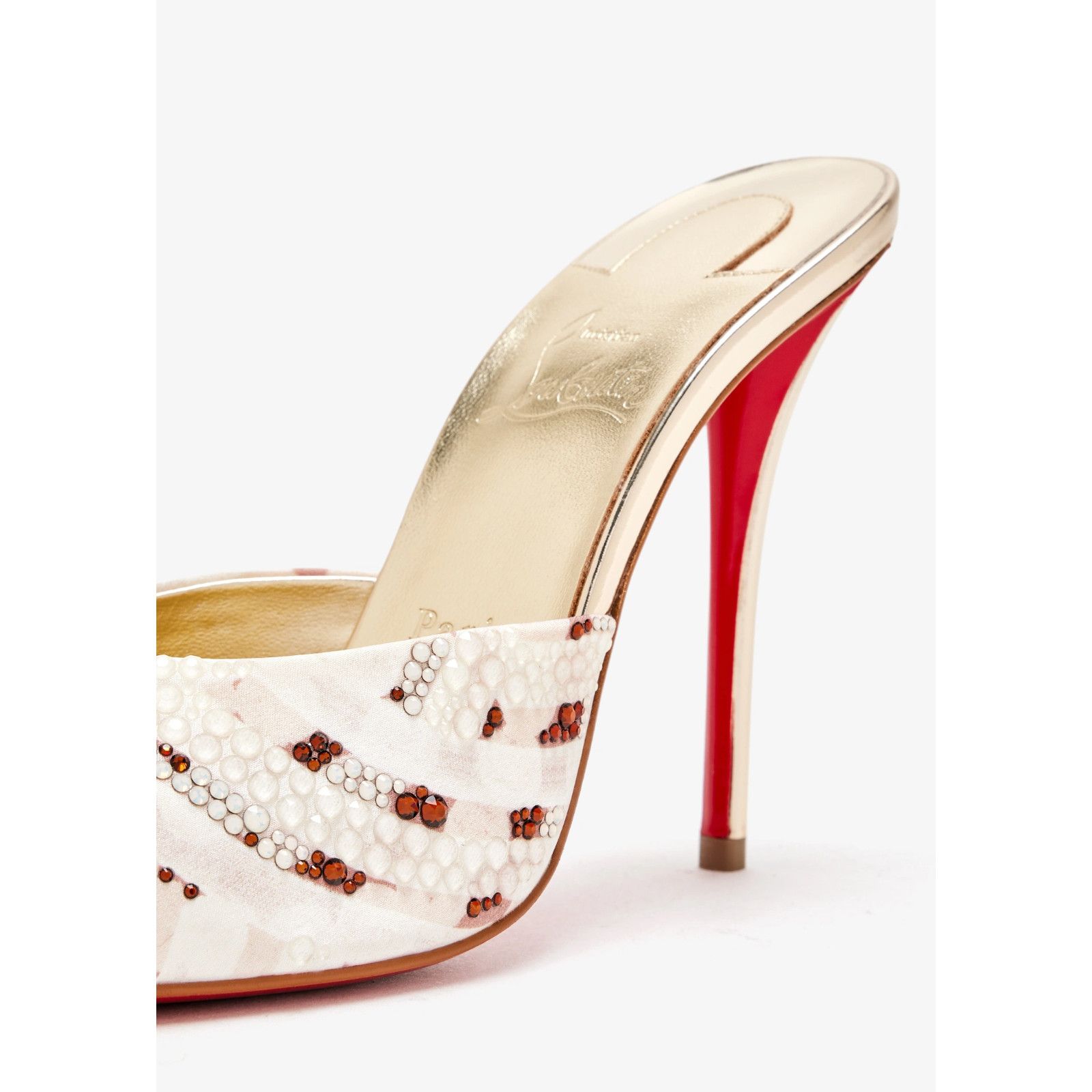 Christian Louboutin Christian Louboutin Miss Z Mule Gaagal Strass 100 Pump 40 Size US 10 / IT 40 - 7 Thumbnail