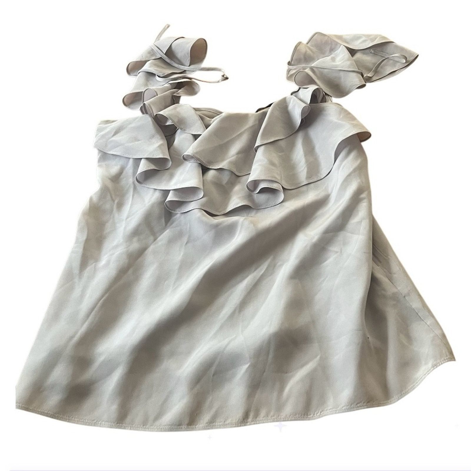 Club Monaco Club Monaco 100% silk flutter sleeve blouse, size Medium Size M / US 6-8 / IT 42-44 - 1 Thumbnail