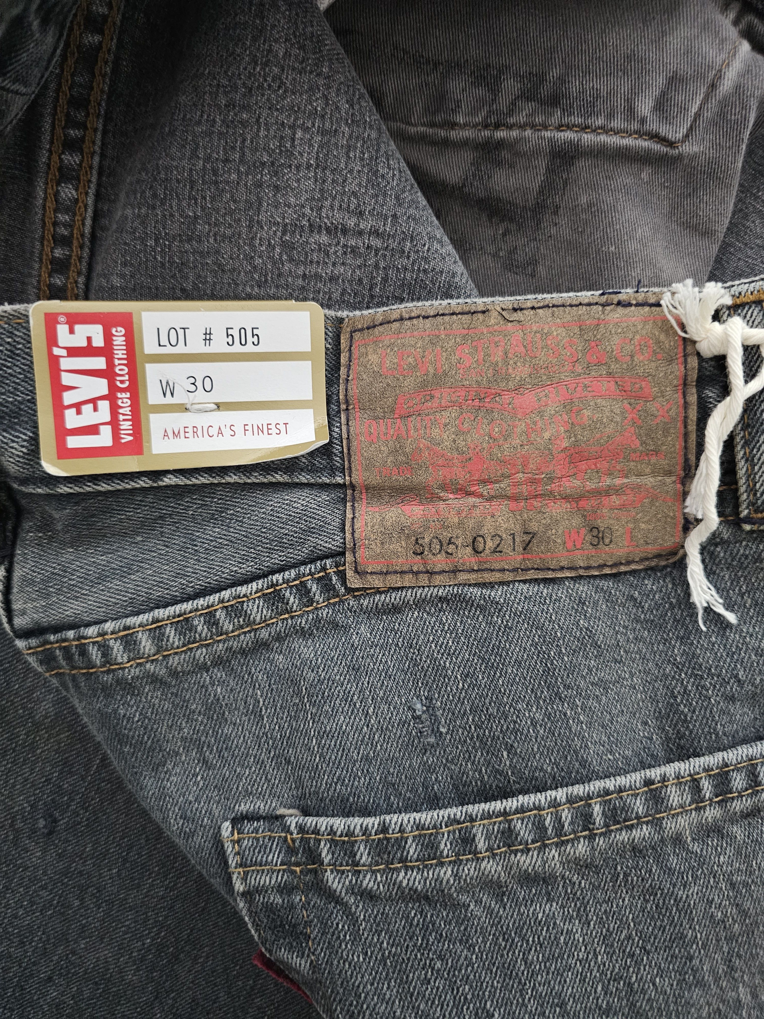 Levi's Vintage Clothing Levi's Vintage Clothing 505 Customized W30 Selvedge Big E Size 30" / US 8 / IT 44 - 13 Thumbnail