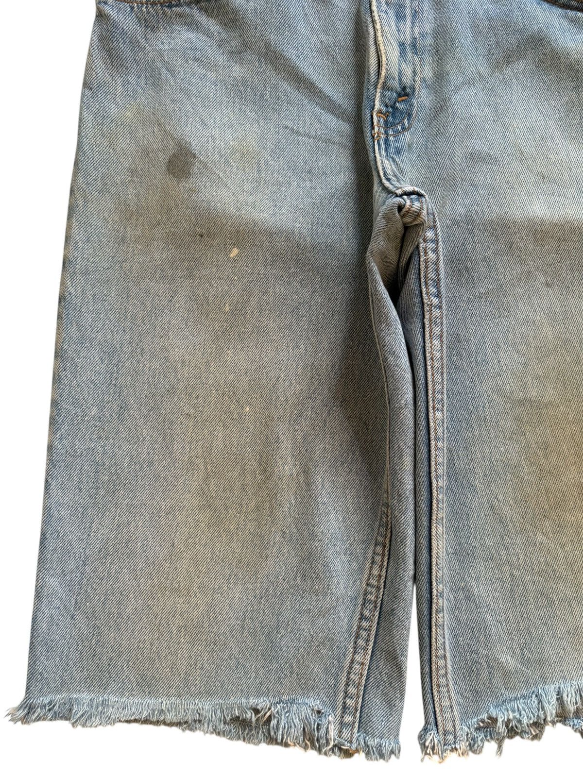 Levi's × Levi's Vintage Clothing Vintage 90s Levis 550 Orange Tab Mud Wash Baggy Jean Short Size US 31 - 8 Thumbnail