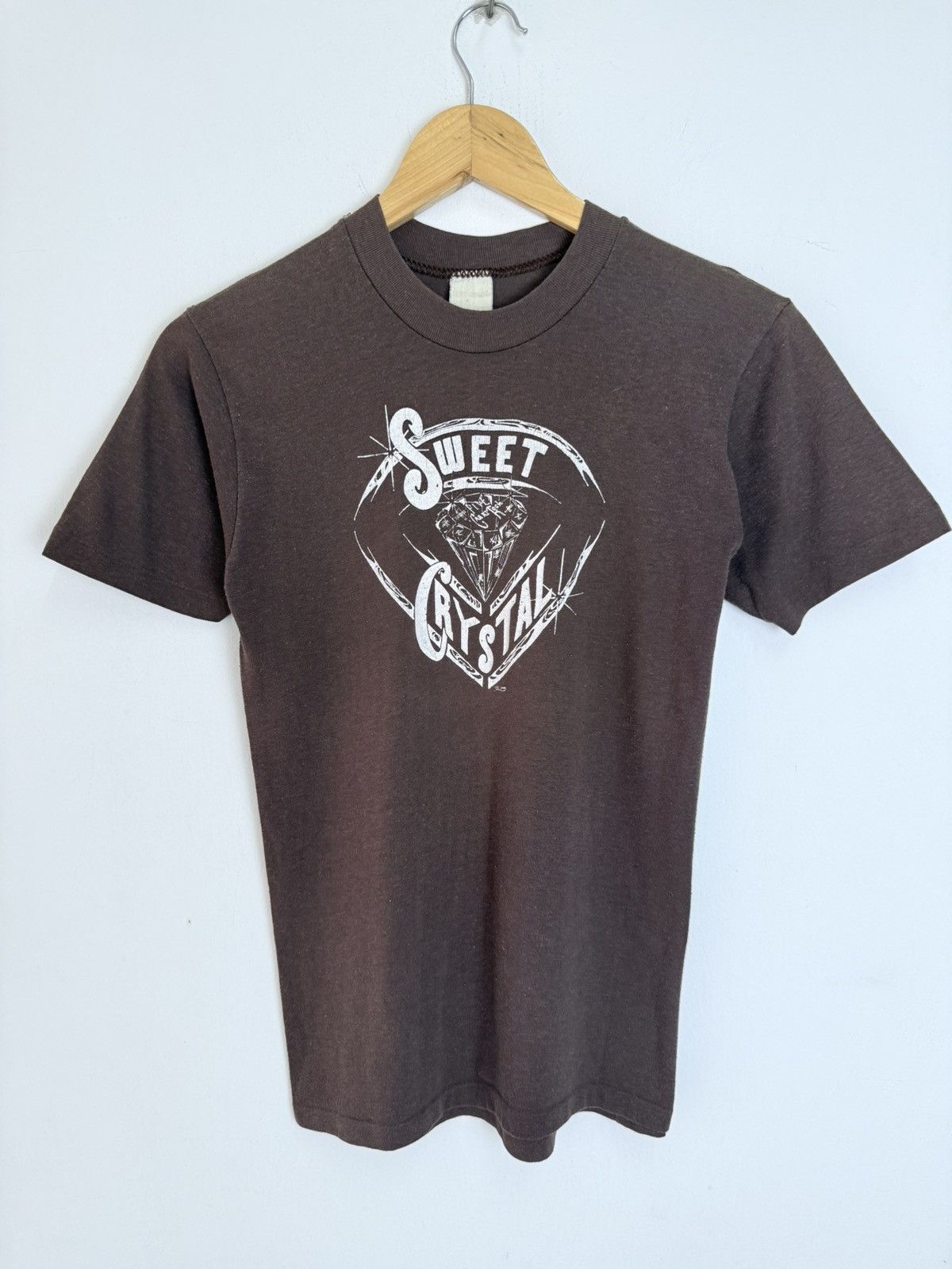 Band Tees Rare Sweet Crystal 70’s 5 Carat Rock. Size US S / EU 44-46 / 1 - 1 Thumbnail