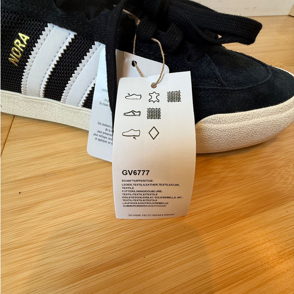 Adidas Adidas Nora Sneakers Lace Up Black White Men's 8 New in Box Size US 8 / EU 41 - 11 Thumbnail