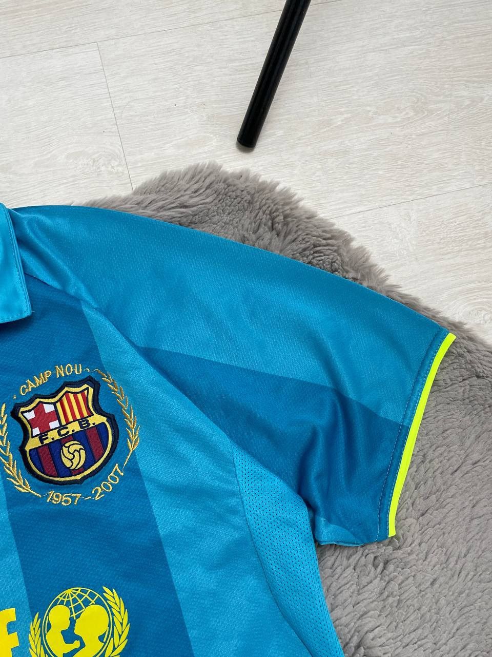 Nike × Vintage Nike Barcelona Vintage Soccer Jersey #19 Messi Rare Item Size US S / EU 44-46 / 1 - 3 Thumbnail