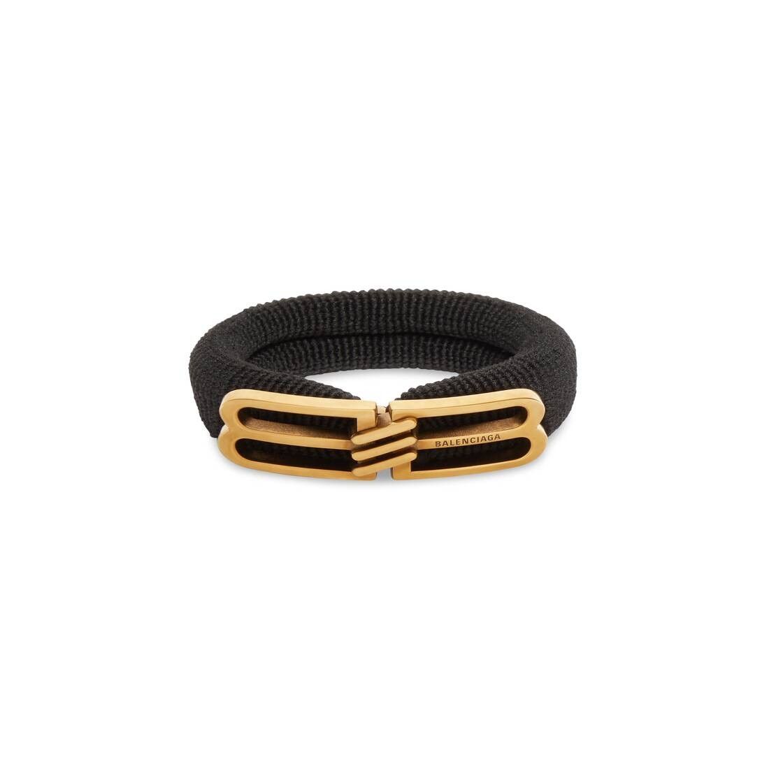 Balenciaga o1w1db10325 Size: OS / BB Icon Hair Tie in Black Size ONE SIZE - 1 Thumbnail