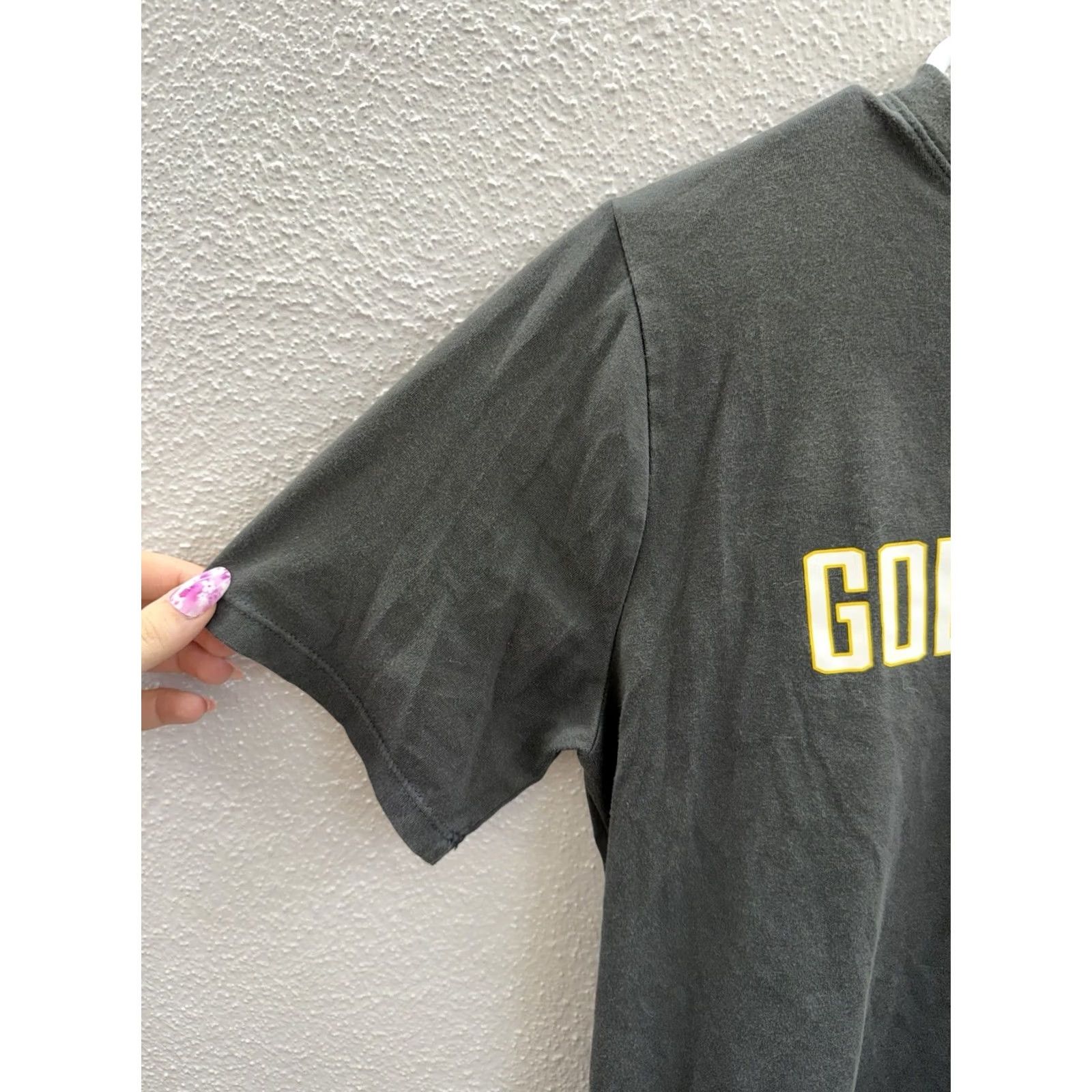 Nike Nike Shirt L Women Gray Short Sleeve {Golden State Warriors Basketball} 90s City College Casual Basic T-Shirt Size L / US 10 / IT 46 - 4 Thumbnail