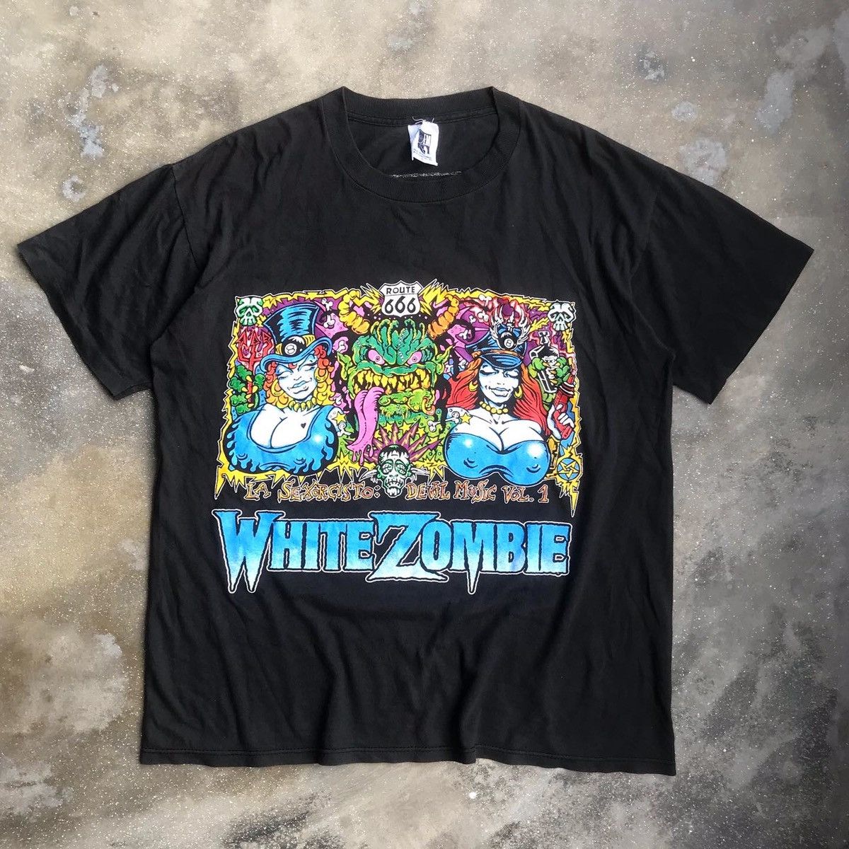 Band Tees Vintage T-Shirt White Zombie Size US L / EU 52-54 / 3 - 3 Thumbnail