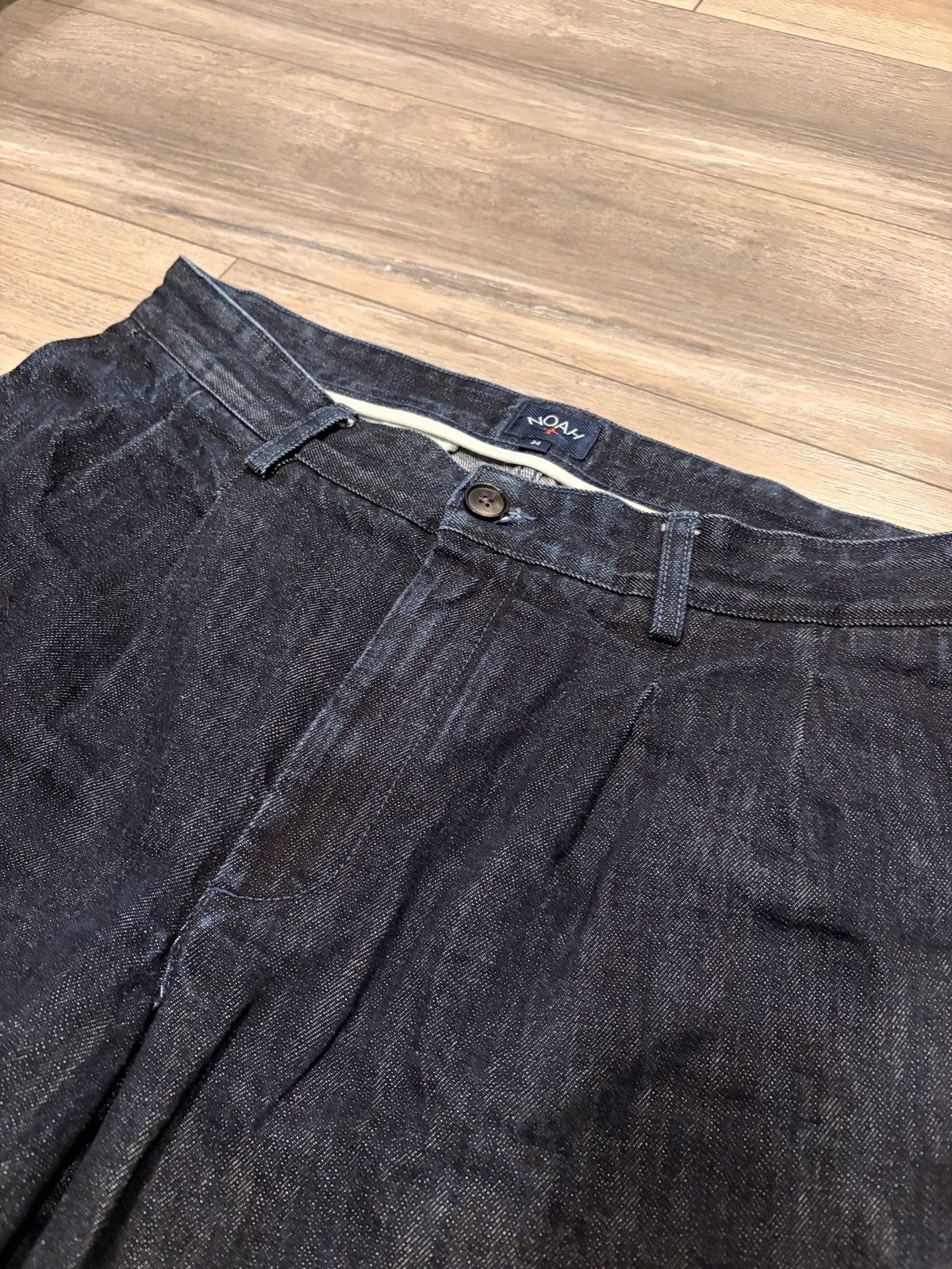 Noah Pleated Denim Pants Size US 34 / EU 50 - 1 Thumbnail
