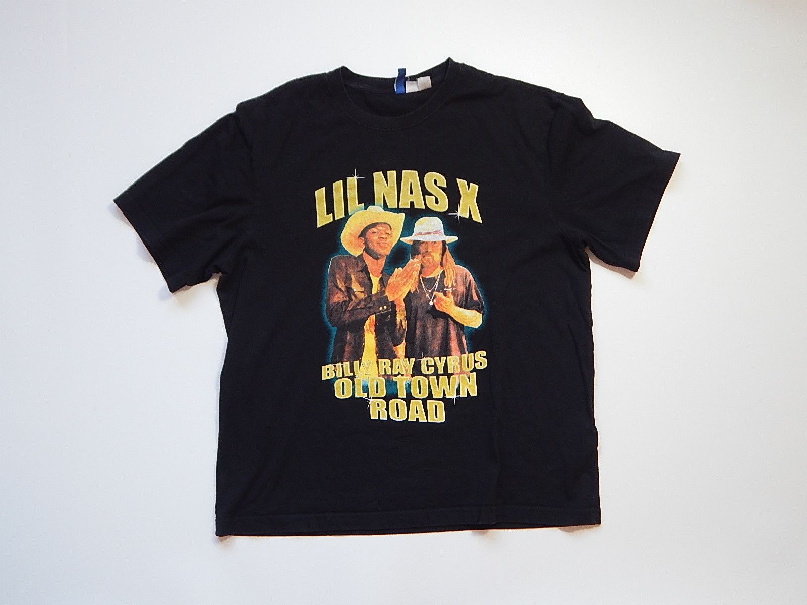Rap Tees lil nas x billy ray cyrus old town road rap tee Size US L / EU 52-54 / 3 - 1 Thumbnail