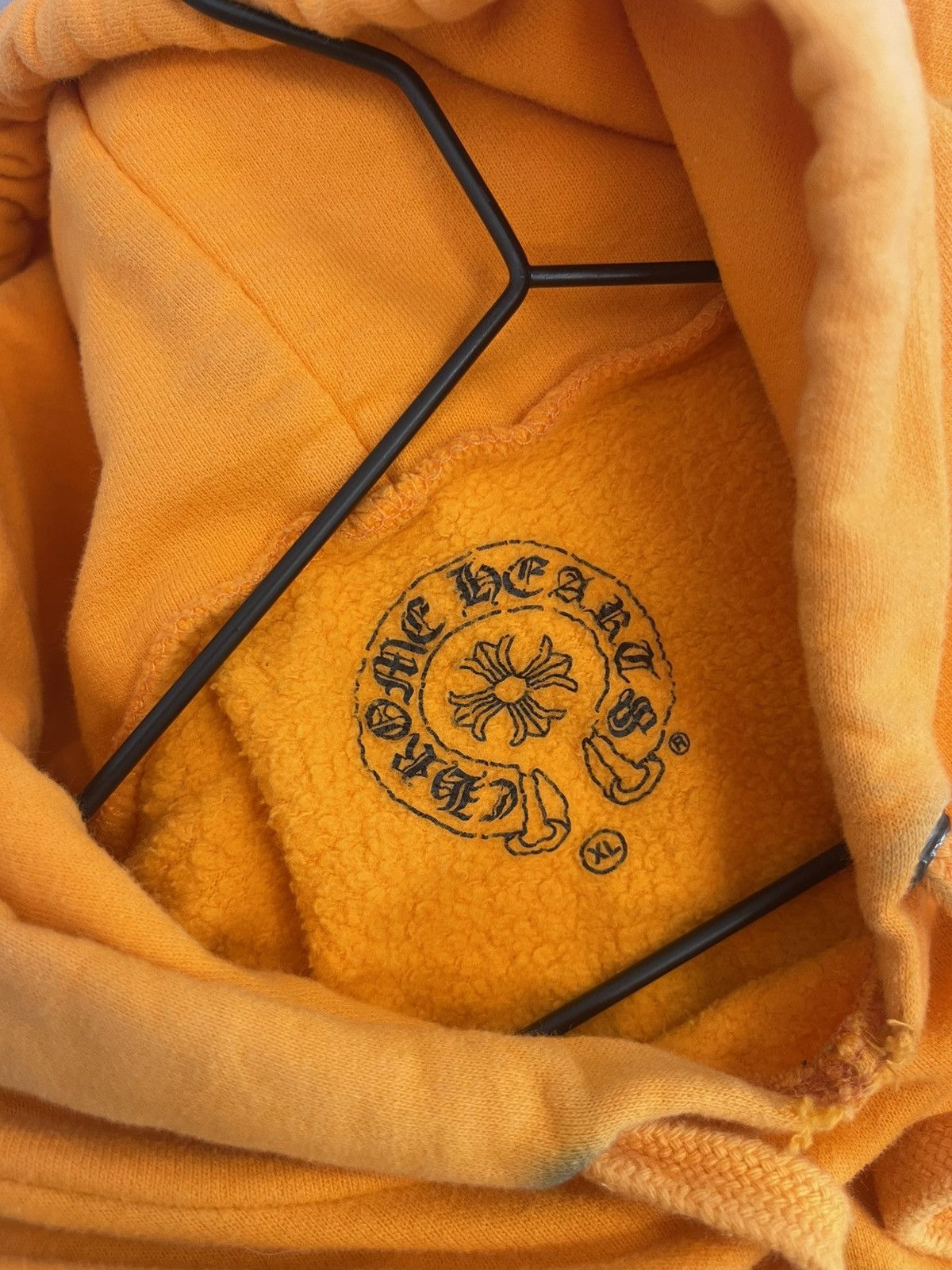 Chrome Hearts × Off-White OFF-WHITE x Chrome Hearts 2018 Hoodie Orange/Black Size US XL / EU 56 / 4 - 3 Thumbnail