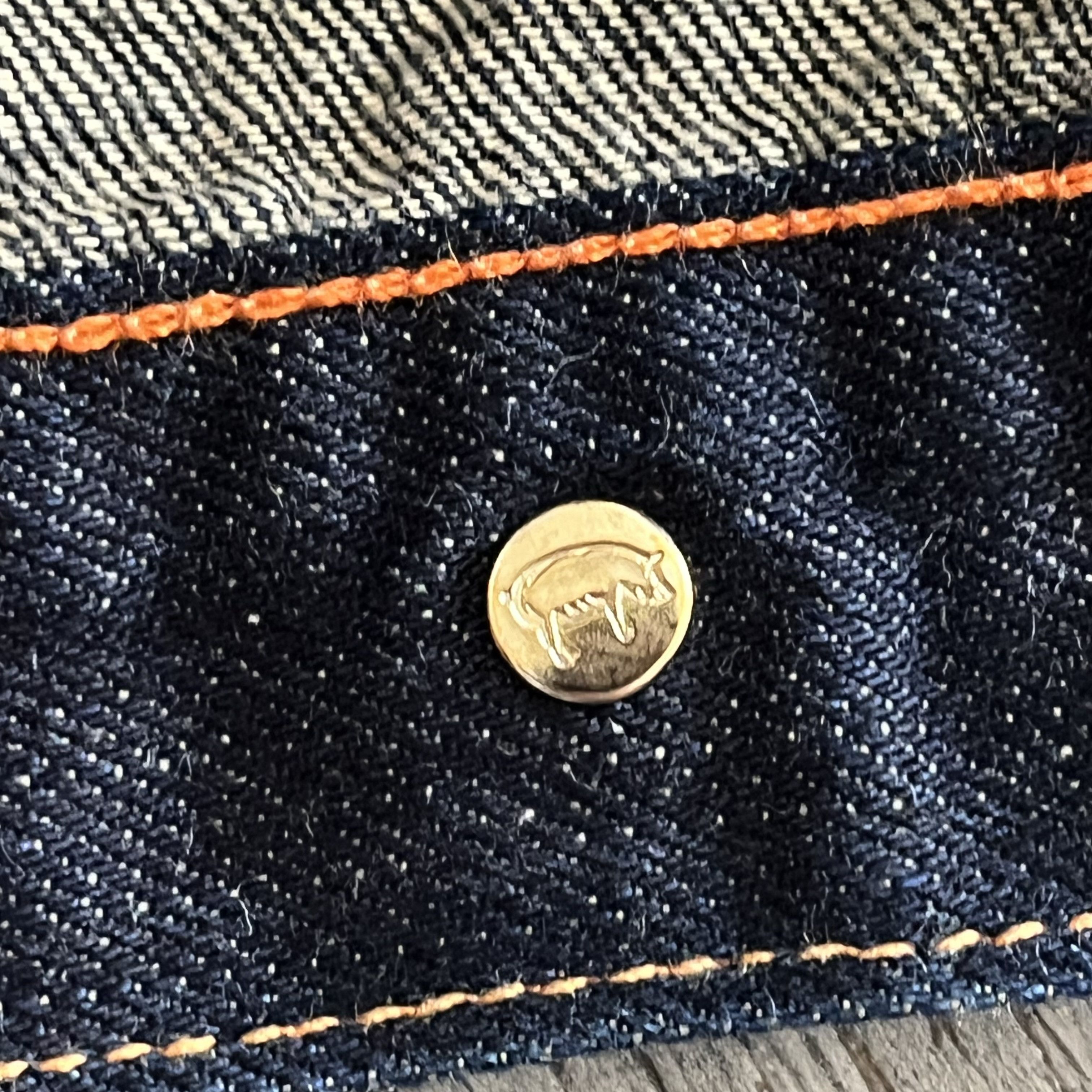 Jean Shop JEAN SHOP - RAW DENIM SELVEDGE TYPE III JACKET MADE IN USA Size US XL / EU 56 / 4 - 5 Thumbnail