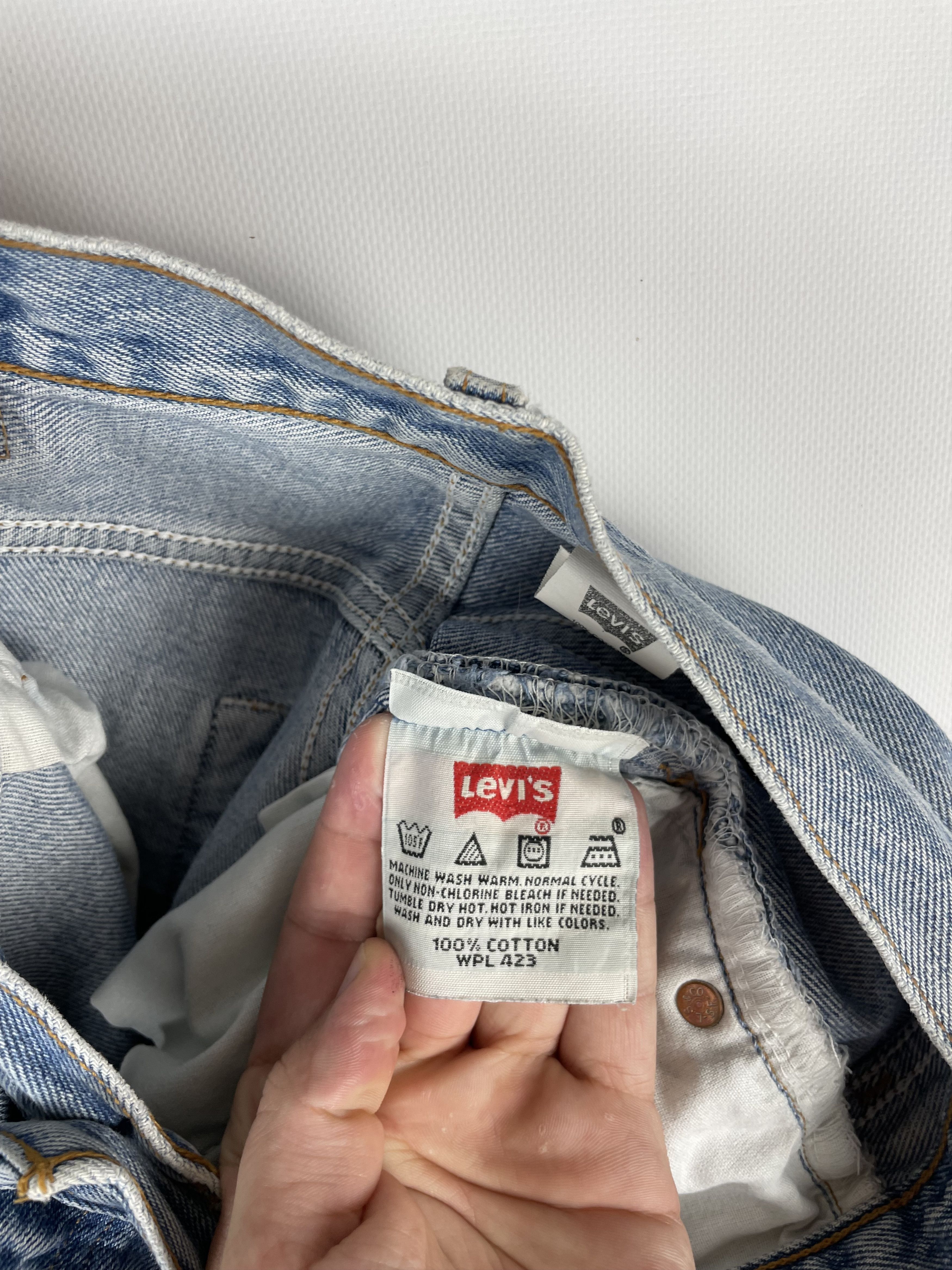 Levi's Vintage 501 90s Levi's Pants Denim Jeans Size US 32 / EU 48 - 10 Thumbnail