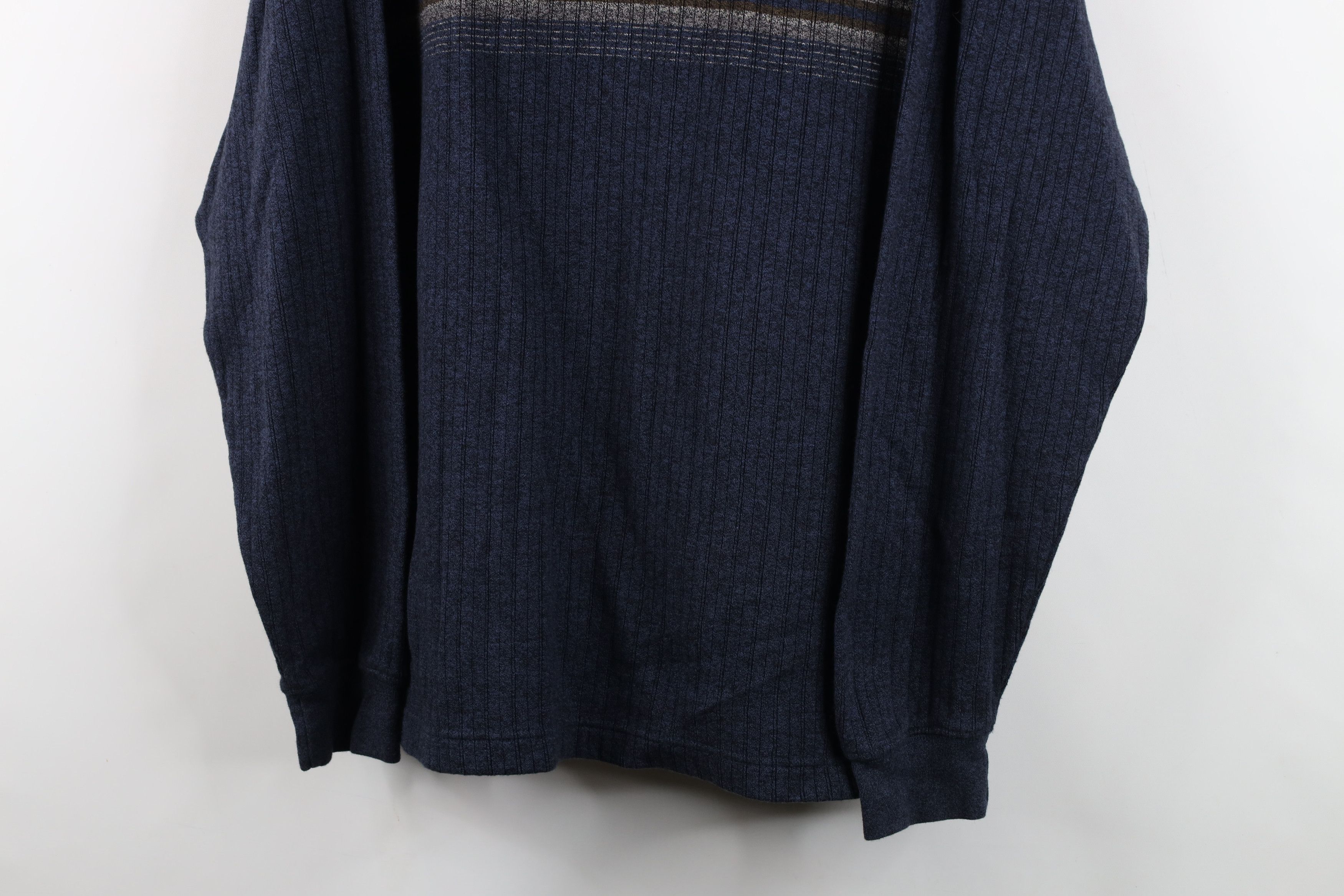 Vintage Vintage 90s Streetwear Knit Long Sleeve Rugby Polo Shirt Size US XL / EU 56 / 4 - 3 Thumbnail