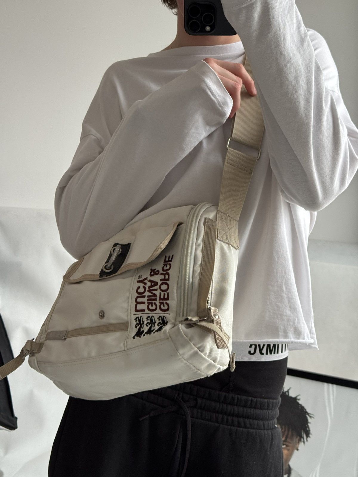 Japanese Brand George Gina & Lucy Bag GGL Alyx Style Vintage Y2k AvantGarde Size ONE SIZE - 4 Thumbnail