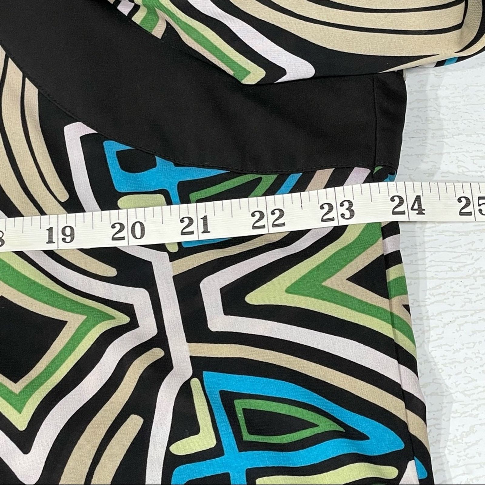 Other JW Black Cut Out Shoulder 3/4 Sleeve Retro Design Shirt XL Size XL / US 12-14 / IT 48-50 - 7 Thumbnail