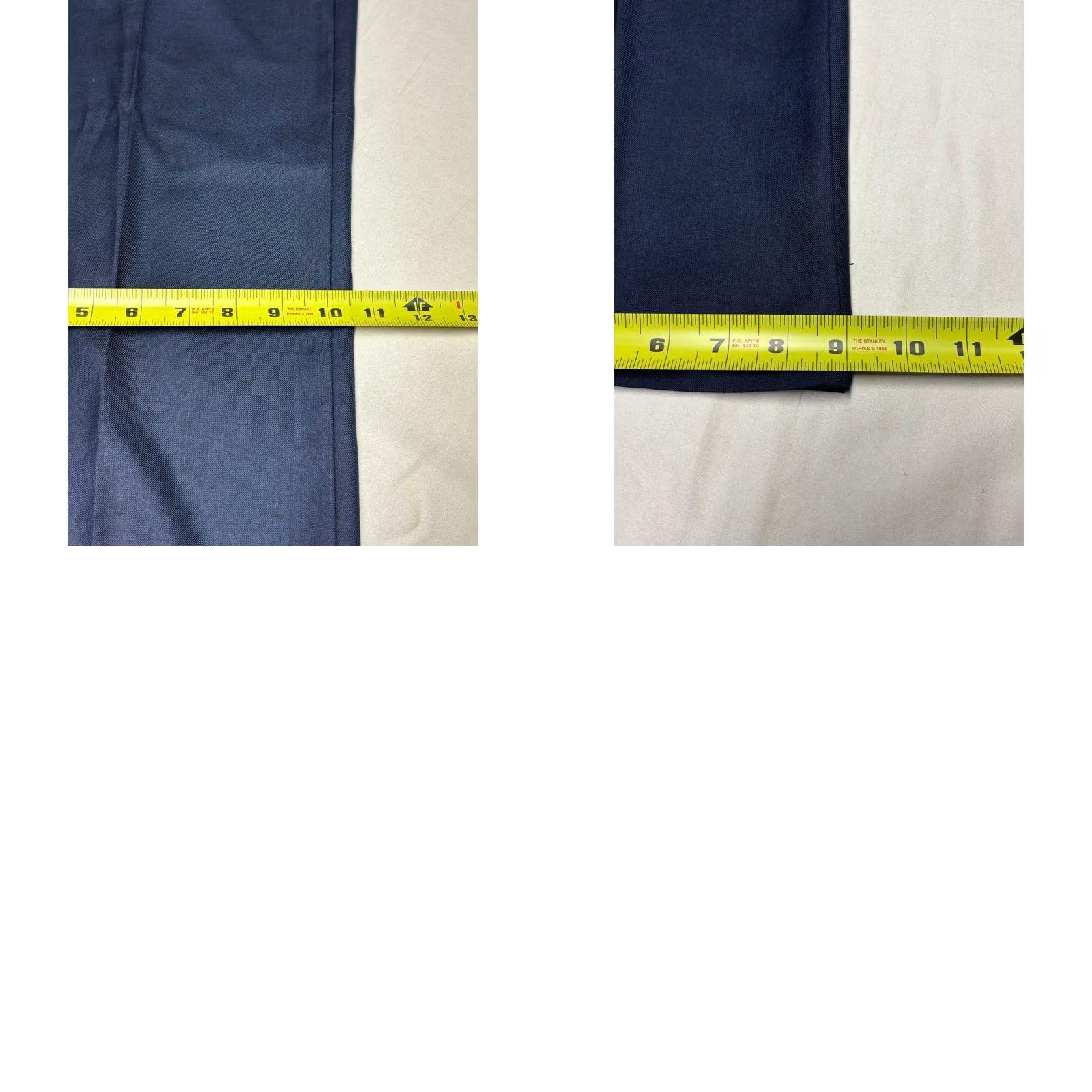 Hugo Boss HUGO BOSS Navy Blue Dress Pants Wool Flat Front Trousers Slacks W38 L31 Mens IT 54 Regular Formal Business Wedding Dress Pants Size US 38 / EU 54 - 9 Thumbnail