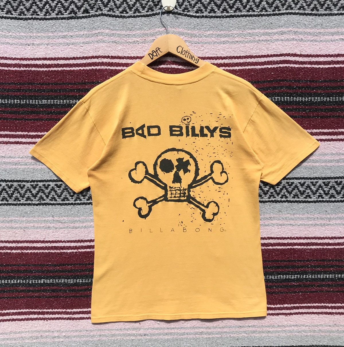Billabong × Vintage Vintage Billabong Bad Billys Shirt Surfboads SunFaded Size US S / EU 44-46 / 1 - 1 Thumbnail