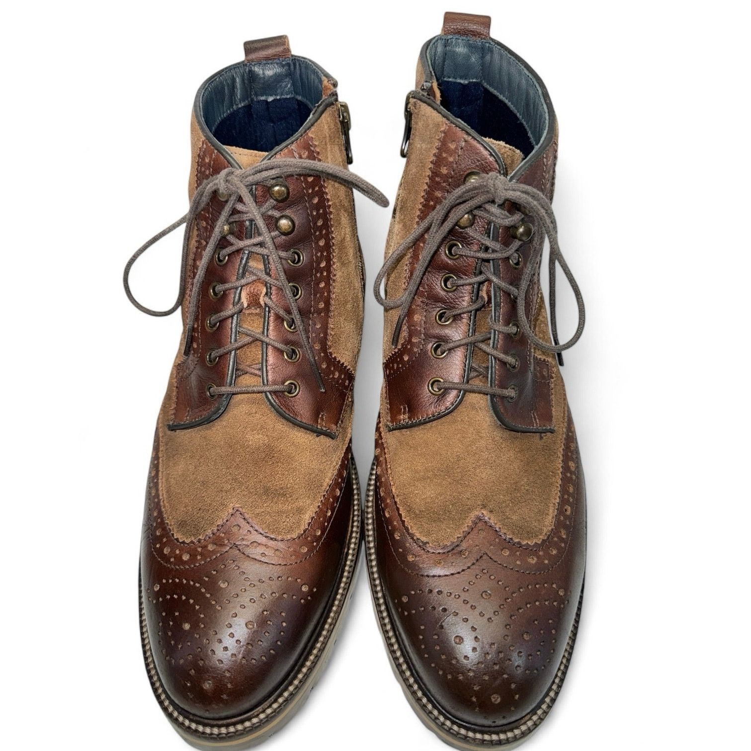 Johnston & Murphy Johnston & Murphy Wingtip Suede Chukka Boots men sz 8 Size US 8 / EU 41 - 4 Thumbnail