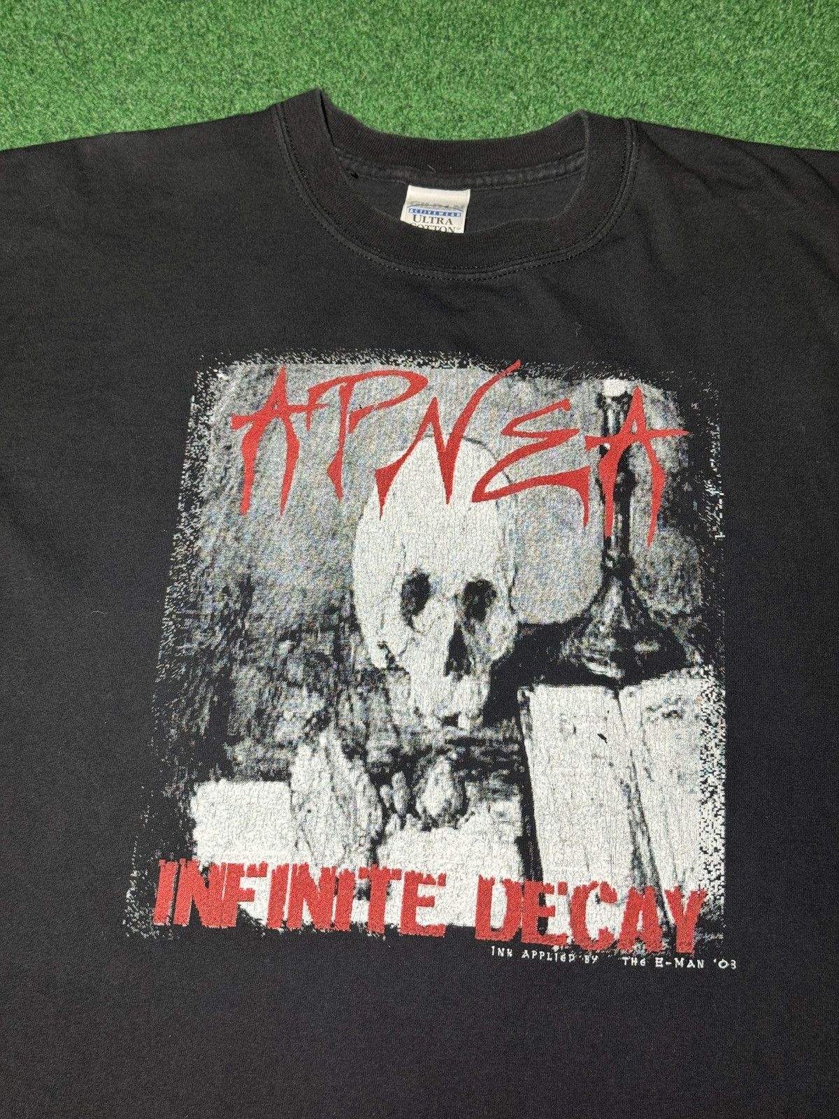 Band Tees Apnea Death Metal Infinite Decay Rare Vintage XL T Shirt Size US XL / EU 56 / 4 - 2 Thumbnail