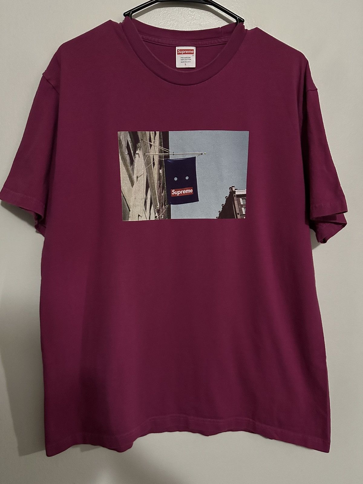 Supreme Supreme Banner Tee Size US L / EU 52-54 / 3 - 1 Thumbnail