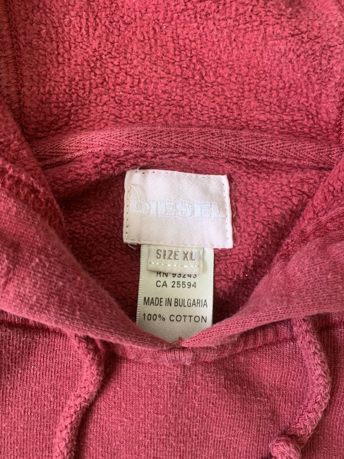 Diesel Vintage Diesel Big Logo Red Hoodie Size US XL / EU 56 / 4 - 6 Thumbnail