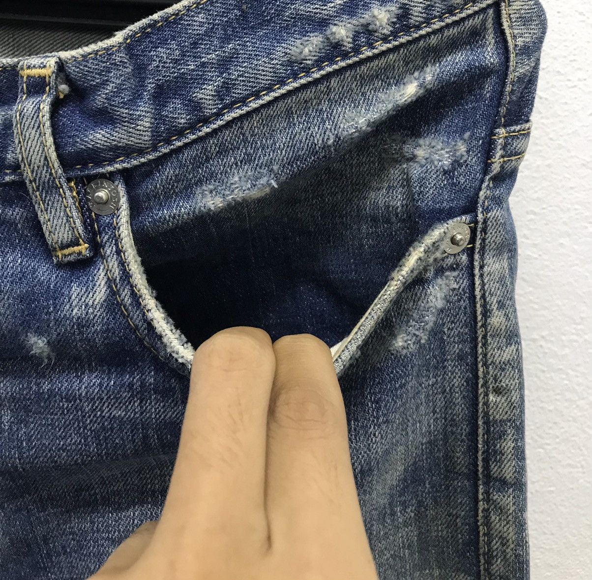 Japanese Brand × Mackintosh Mackintosh Made In Japan Denim Pants Size US 31 - 8 Thumbnail