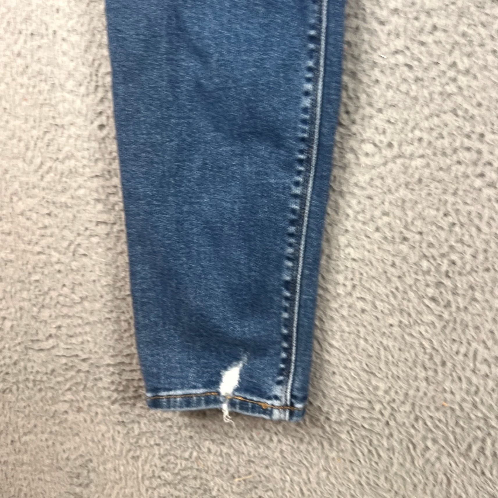 Hudson HUDSON Barbara Skinny Jeans Womens 31 Blue Medium Wash Denim 5-Pocket Stretch Regular Size Women's Jeans 27in Inseam Size 24" / US 00 / IT 34 - 3 Thumbnail