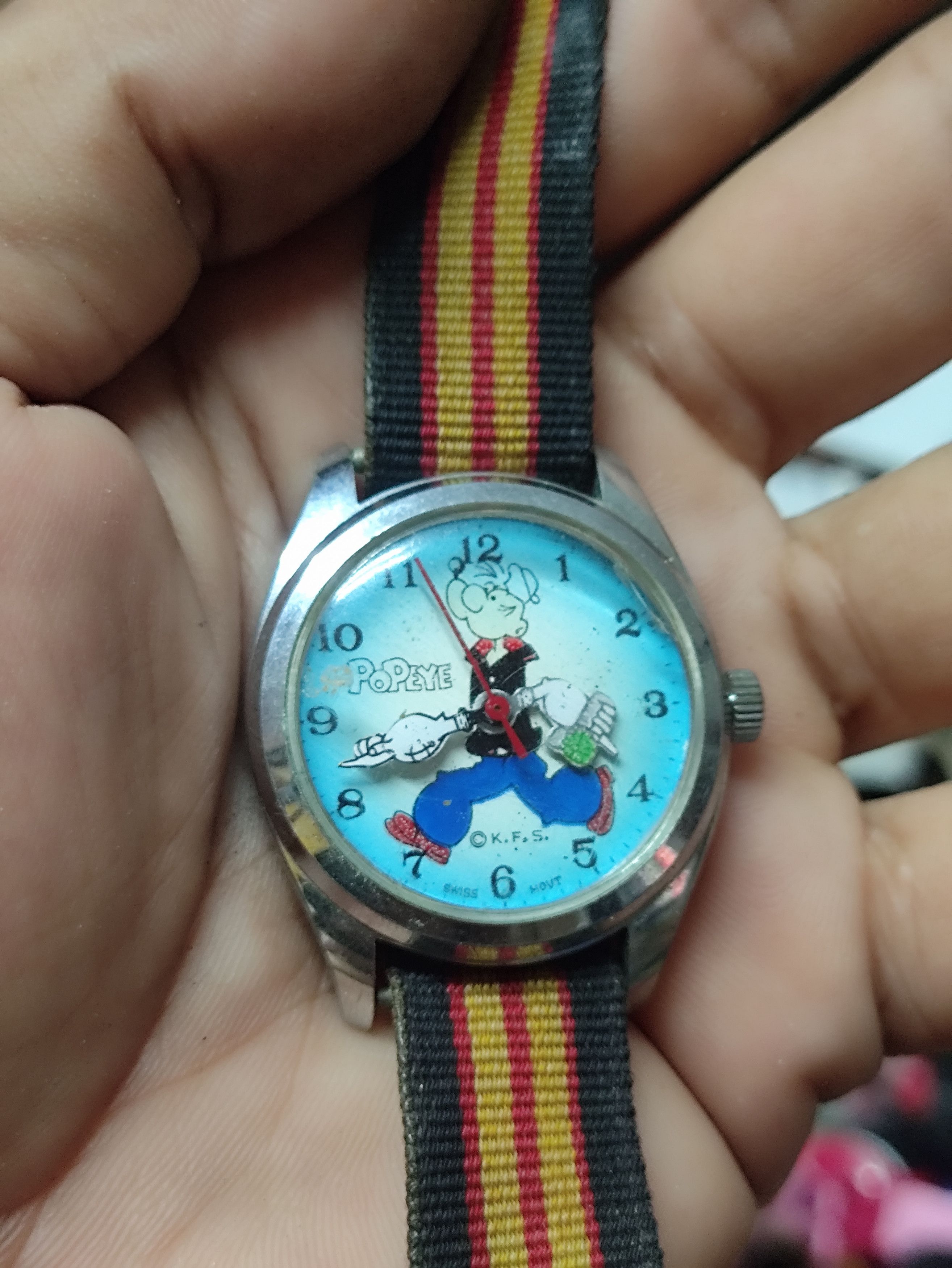 Vintage Vintage Popeye Automatic Hand Winding Watch JAPAN Size ONE SIZE - 3 Thumbnail