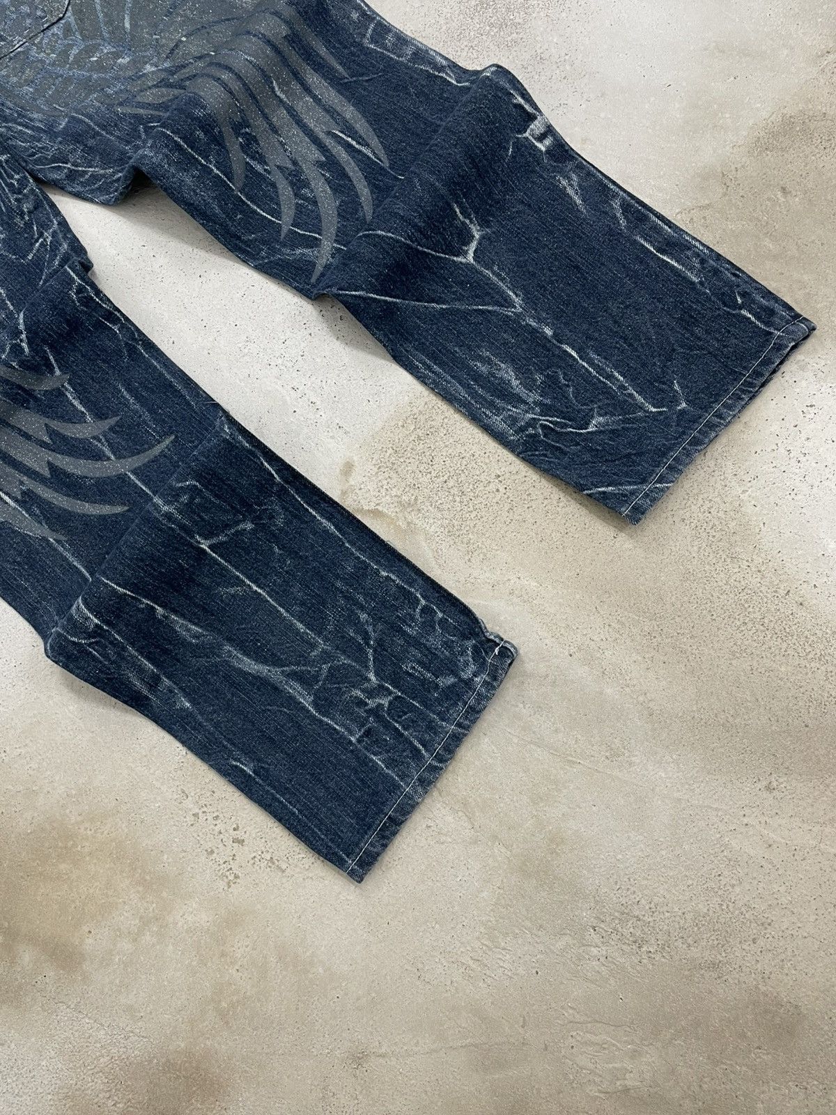 Hysteric Glamour Vintage 90’s Japan Nylaus Clothing Wing Distressed Denim Size US 29 - 9 Thumbnail