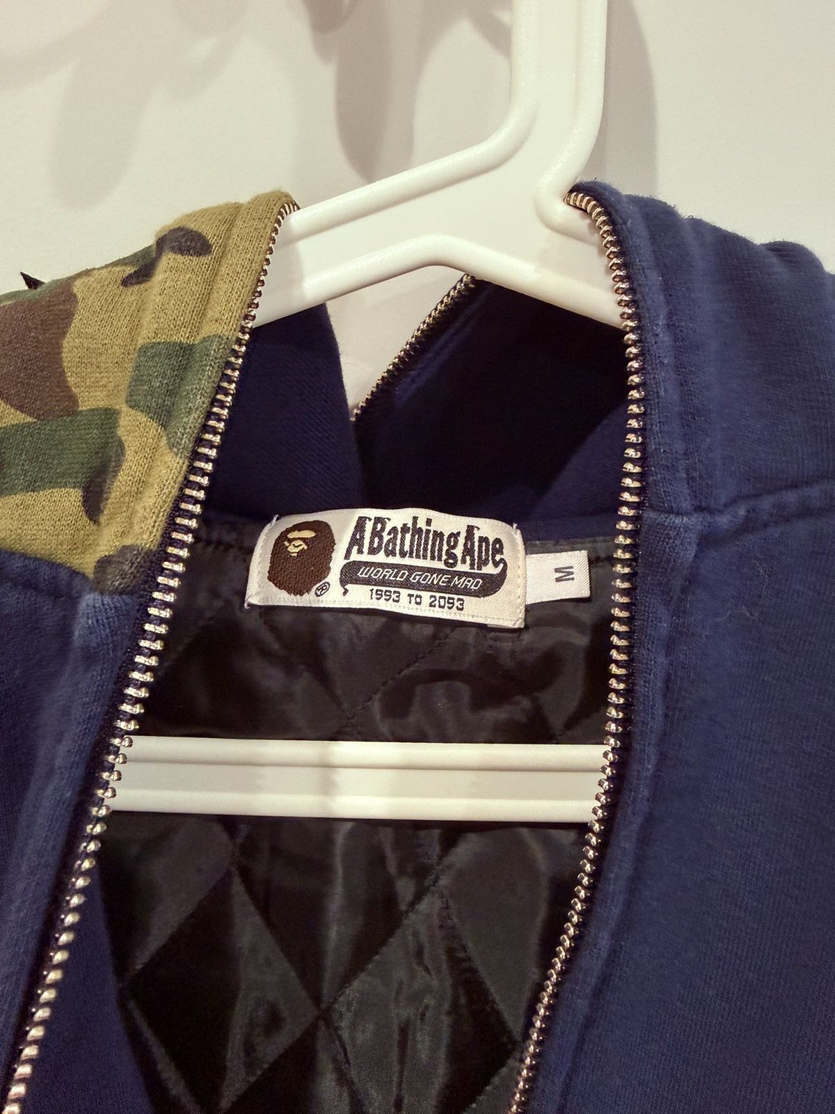 Bape BAPE Batting shark full zip hoodie jacket Size M Size US M / EU 48-50 / 2 - 4 Thumbnail