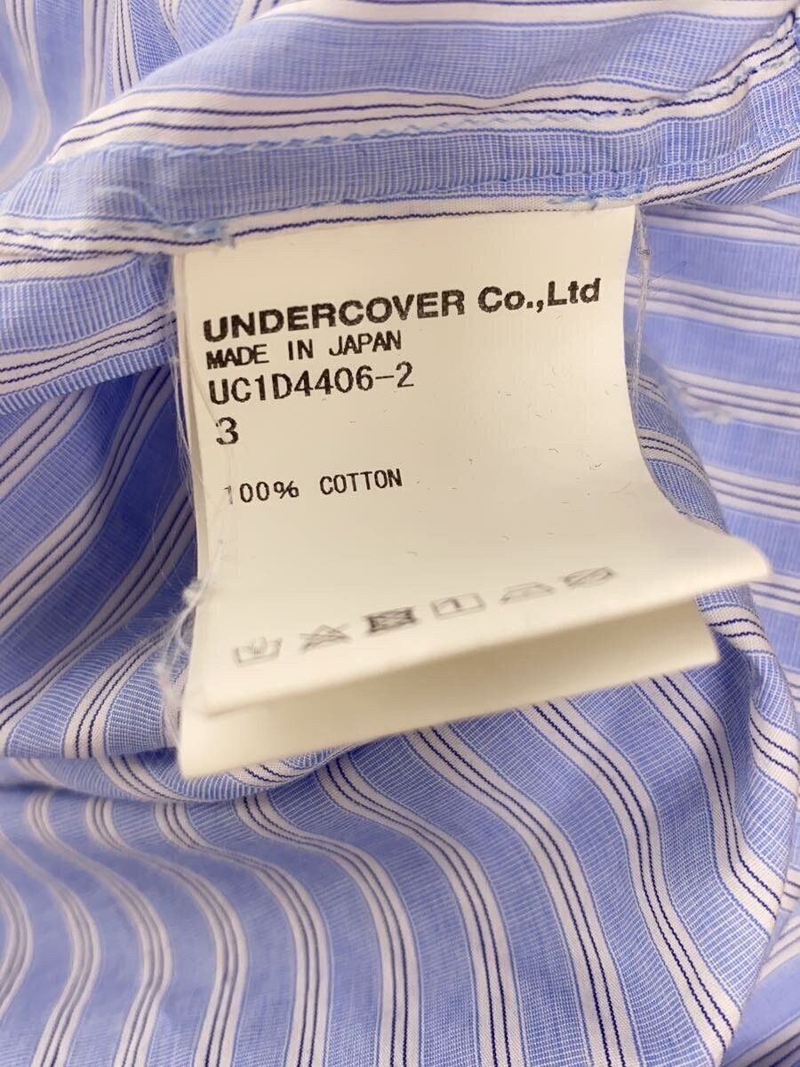 Undercover Undercover Stripe Cotton Short Sleeve Shirt Blue Size US L / EU 52-54 / 3 - 4 Thumbnail