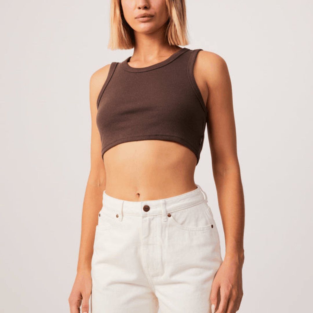 Afends BNWT Afends - Chloe - Hemp Ribbed Cropped Tank Top - Size XL Size XL / US 12-14 / IT 48-50 - 2 Thumbnail