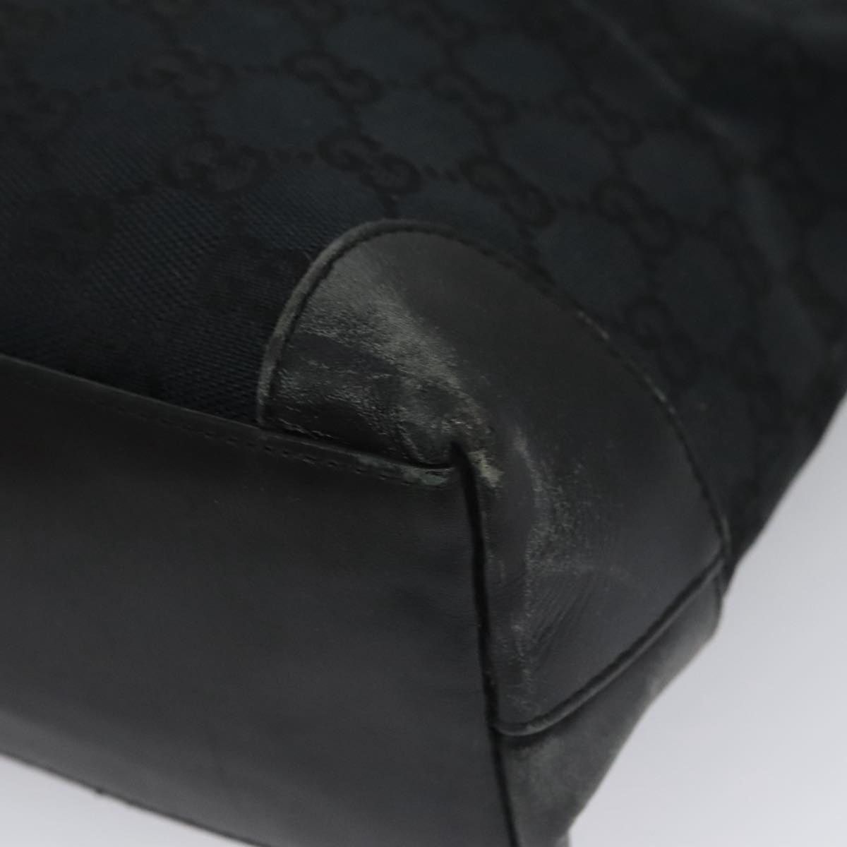 Gucci GUCCI GG Canvas Hand Bag Black Size ONE SIZE - 10 Thumbnail