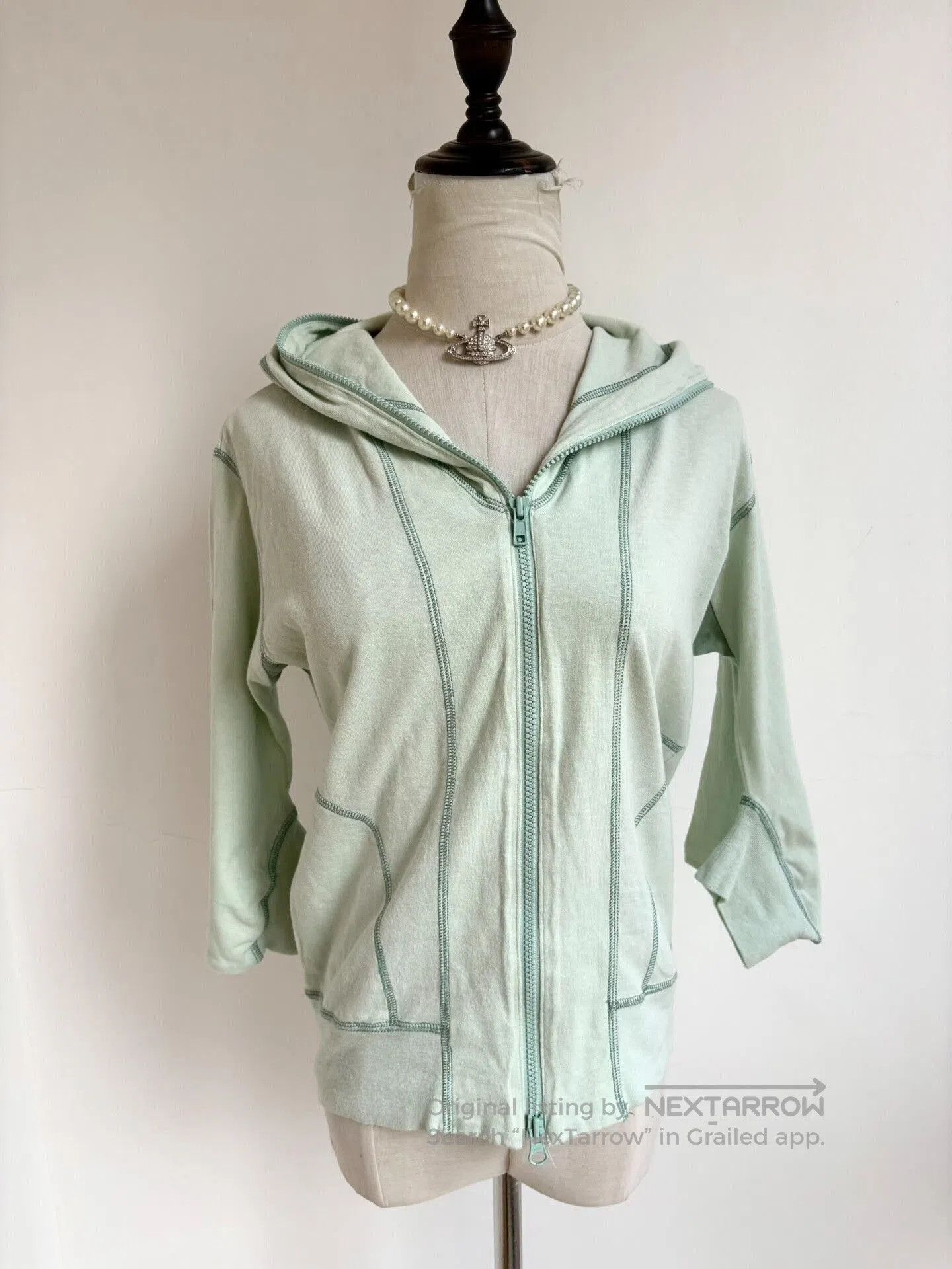 Vivienne Westwood Vivienne Westwood Mint Green Hoodie. Size M / US 6-8 / IT 42-44 - 7 Thumbnail