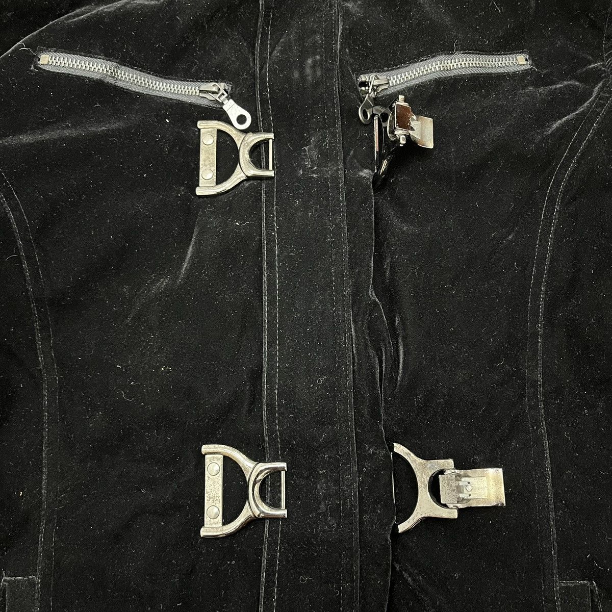 In The Attic In The Attic Velvet Velour Fireman Lgb Faux Fur Jacket Parka Size US L / EU 52-54 / 3 - 6 Thumbnail