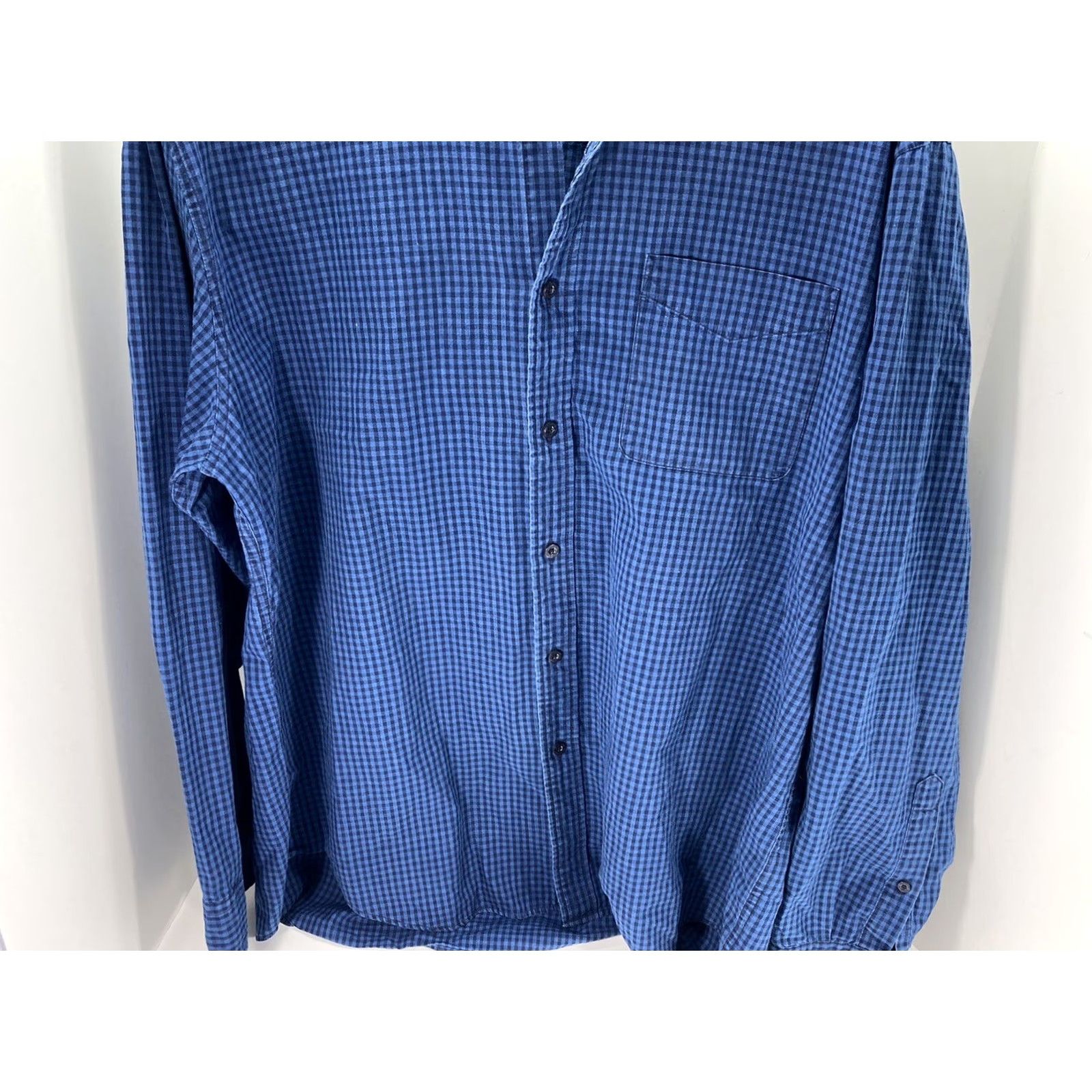 Pendleton VINTAGE Pendleton Tennyson Shirt Men XL Blue Check Button Long Sleeve 100% Cotton Men XL Blue Check Button-Up Shirt Size US XL / EU 56 / 4 - 3 Thumbnail