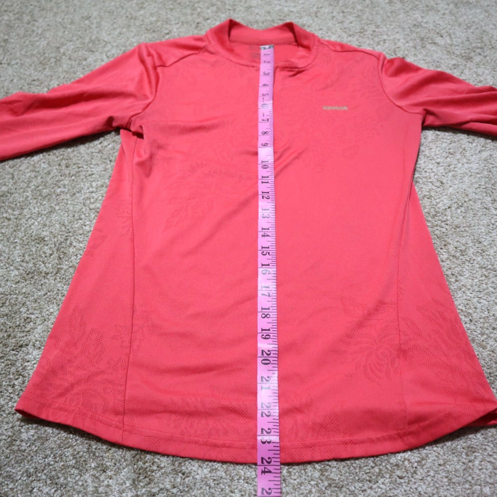 Reebok Reebok Jacket Long Sleeve 1/4 Zip Up Red Women's Size S Small Size S / US 4 / IT 40 - 5 Thumbnail