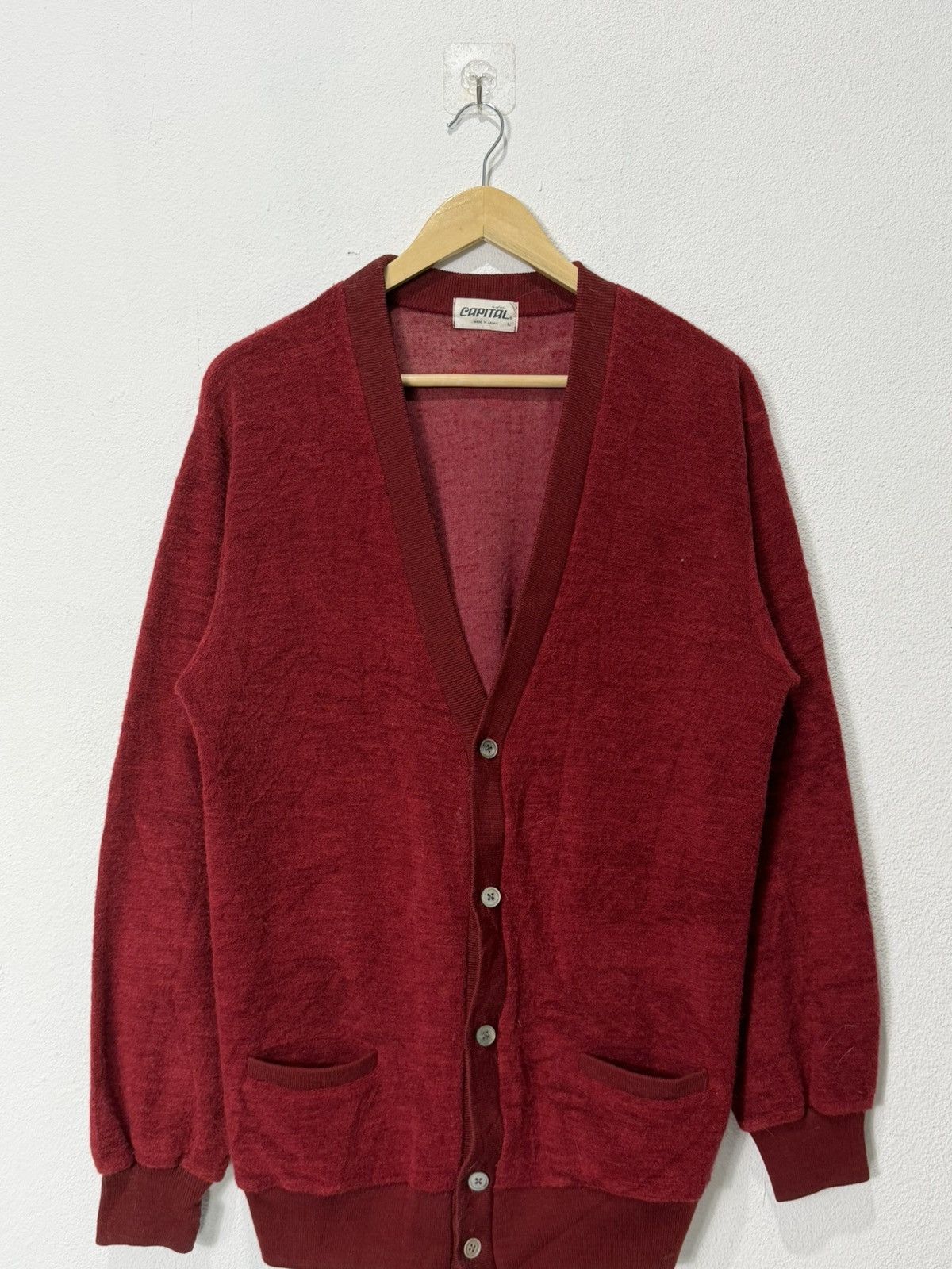 Kapital Vintage Kapital Capital wool cardigan sweather Size L / US 10 / IT 46 - 2 Thumbnail