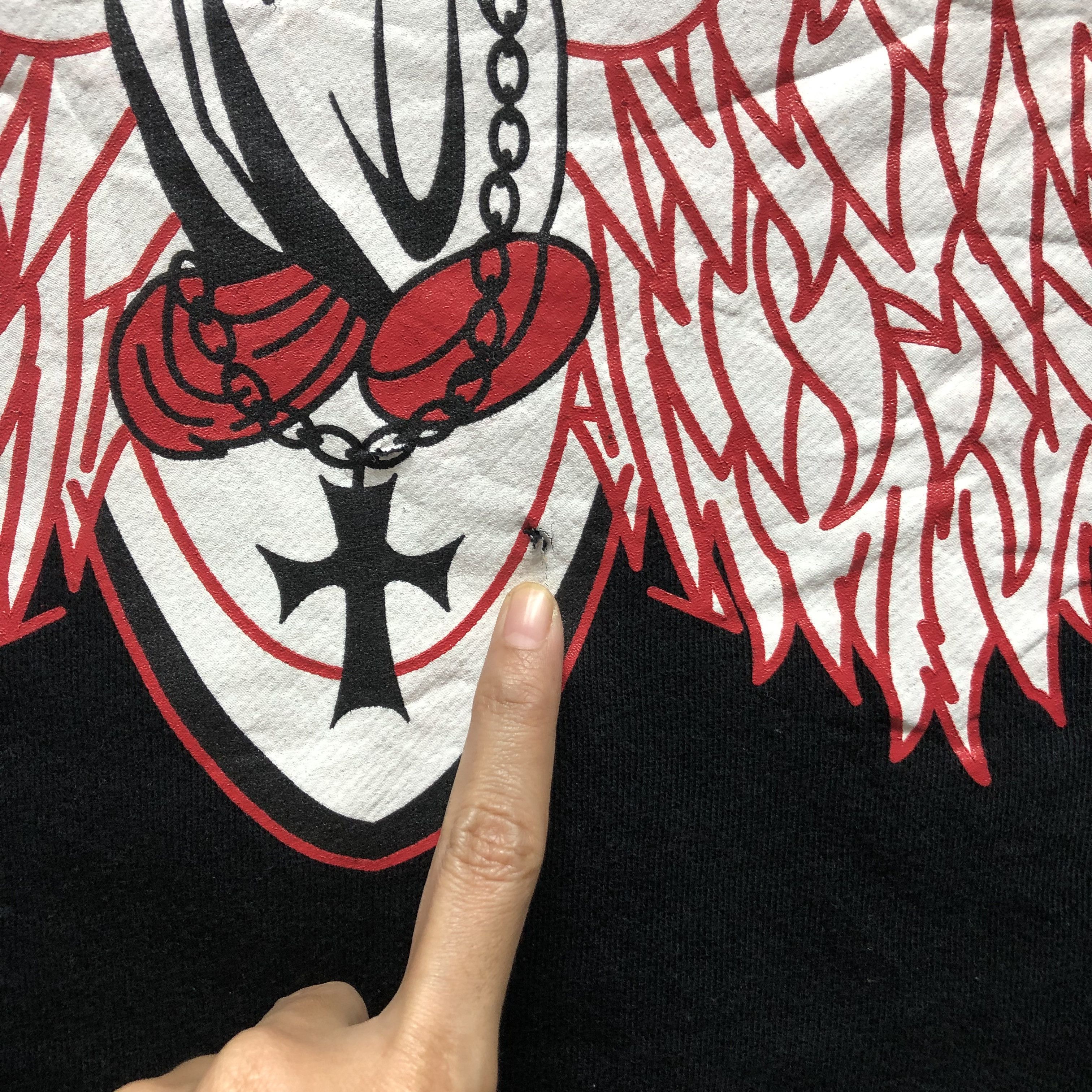 Japanese Brand WINGS OF FREEDOM GRAPHIC HOODIES #5210-180 Size US L / EU 52-54 / 3 - 3 Thumbnail