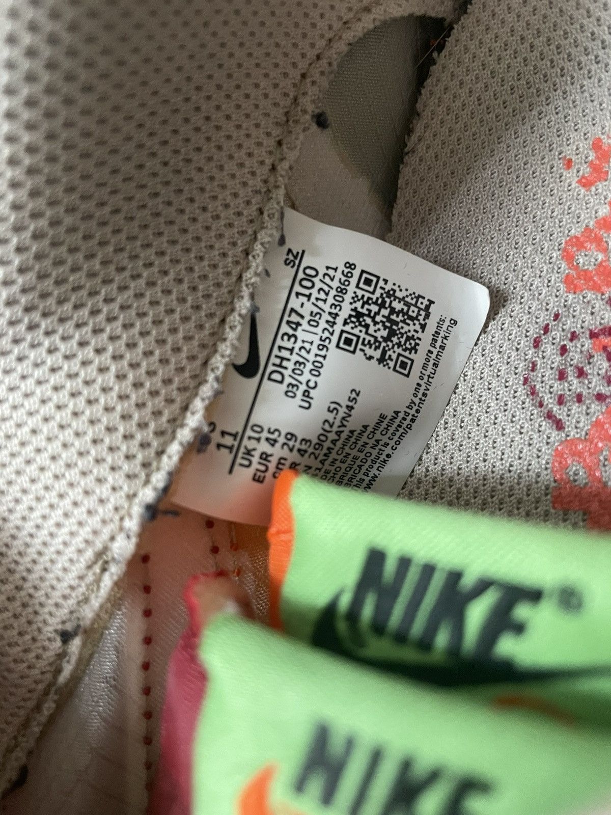 Nike × Sacai Nike LD Waffle Sacai CLOT Kiss of Death Size US 11 / EU 44 - 6 Thumbnail