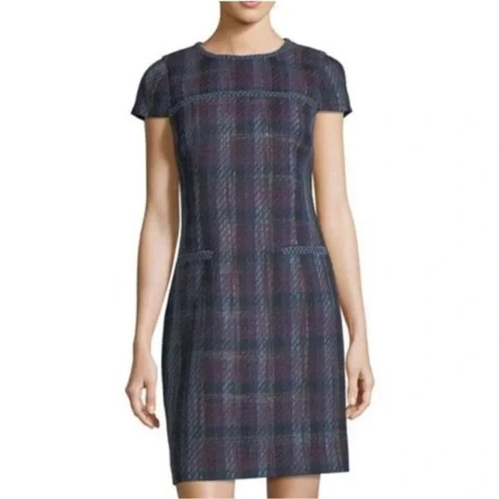 Karl Lagerfeld Karl Lagerfeld Paris Tweed Boucle Sheath Dress Size 2 Size XS / US 0-2 / IT 36-38 - 1 Thumbnail