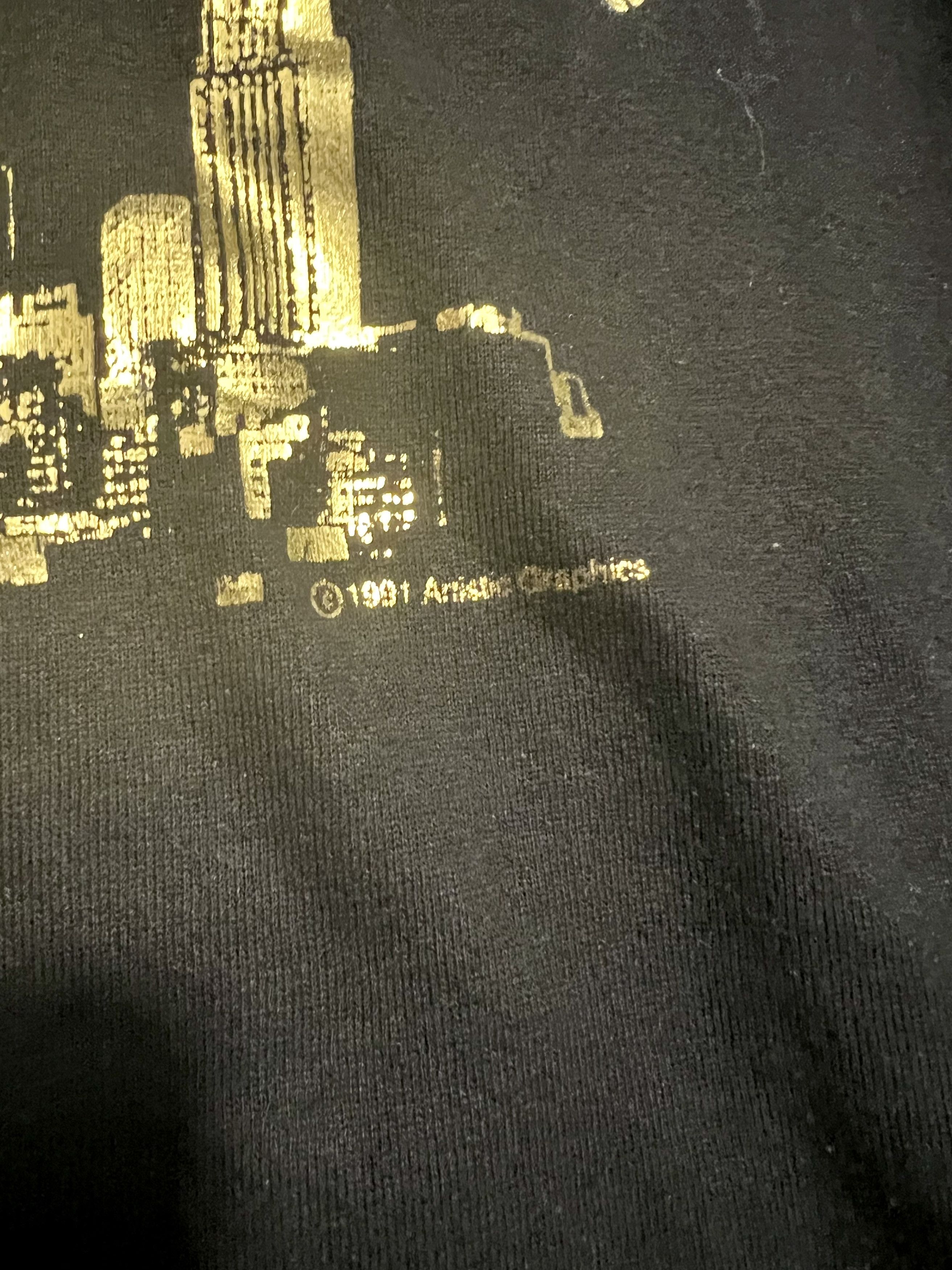 Jerzees Cleveland Skyline 1991 Jerzees Vintage Crew Neck Sweatshirt Size US XL / EU 56 / 4 - 3 Thumbnail