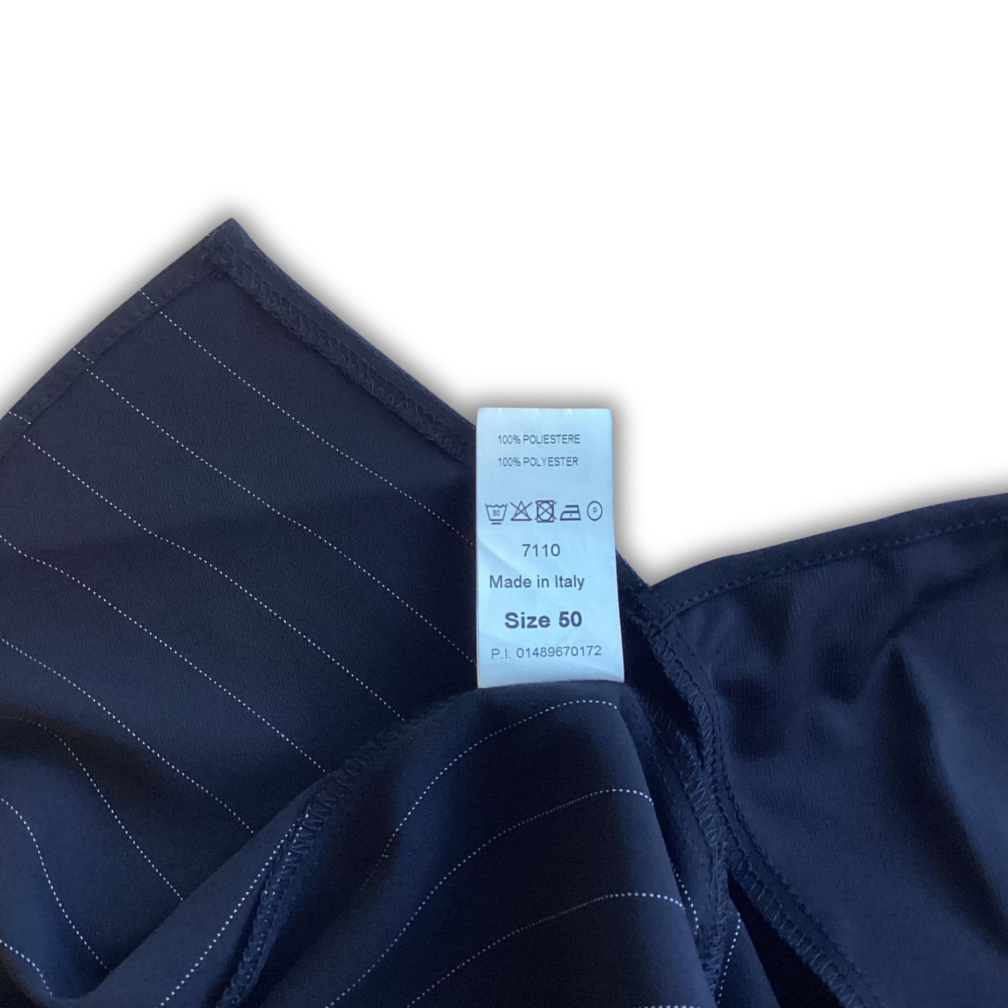 Other A.Marsi Italian-Made Womens Tunic Blouse Size XL Navy Pinstr Size XL / US 12-14 / IT 48-50 - 6 Thumbnail