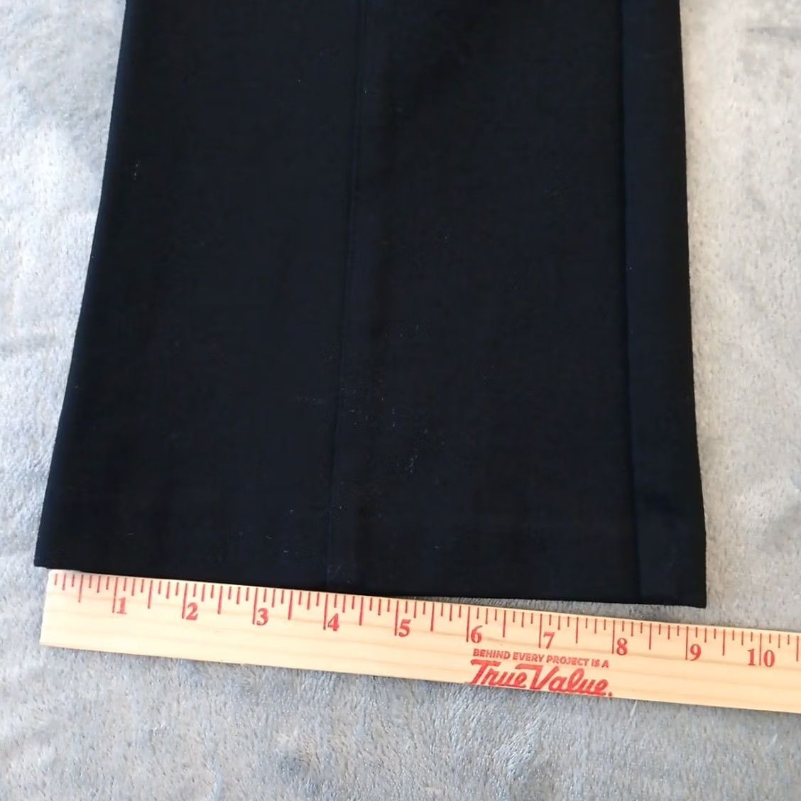 Vintage Zac & Rachel Cropped Pants Womens XL Black Flare Pull On Stretch 38x25.5 Size 40" / US 18 - 6 Thumbnail