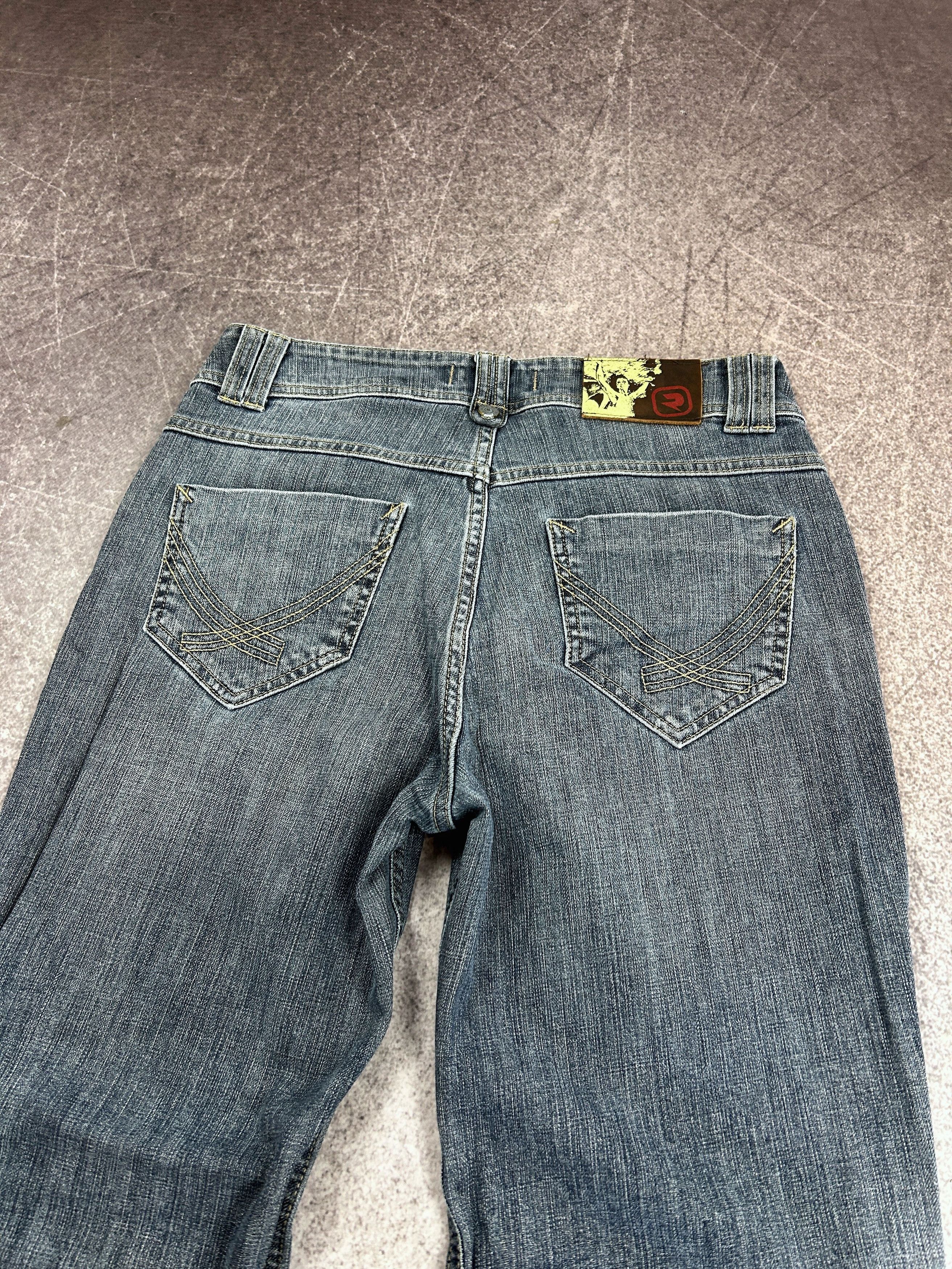 Vintage SO SICK 🥶 BALENCIAGA JNCO STYLE RAP BAGGY JEANS 90s Size US 30 / EU 46 - 6 Thumbnail