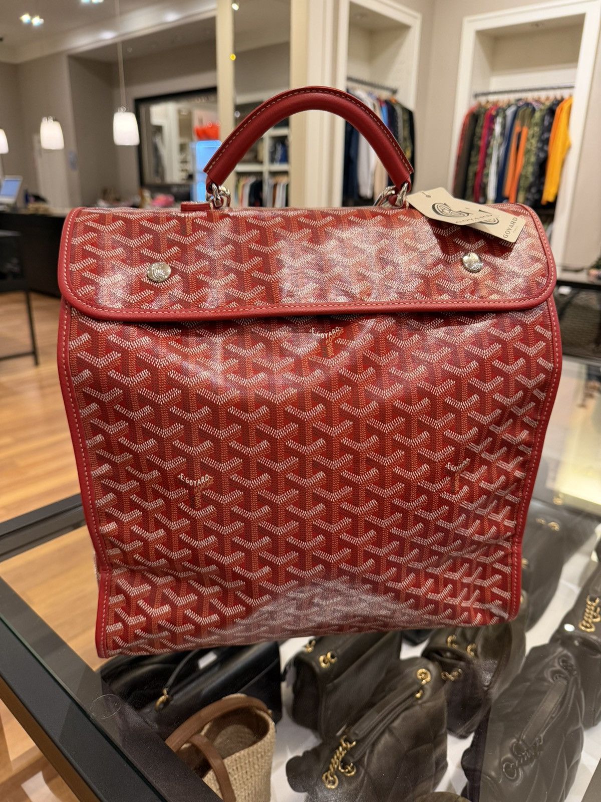 Goyard Goyard Saint Leger Backpack Red | Grailed