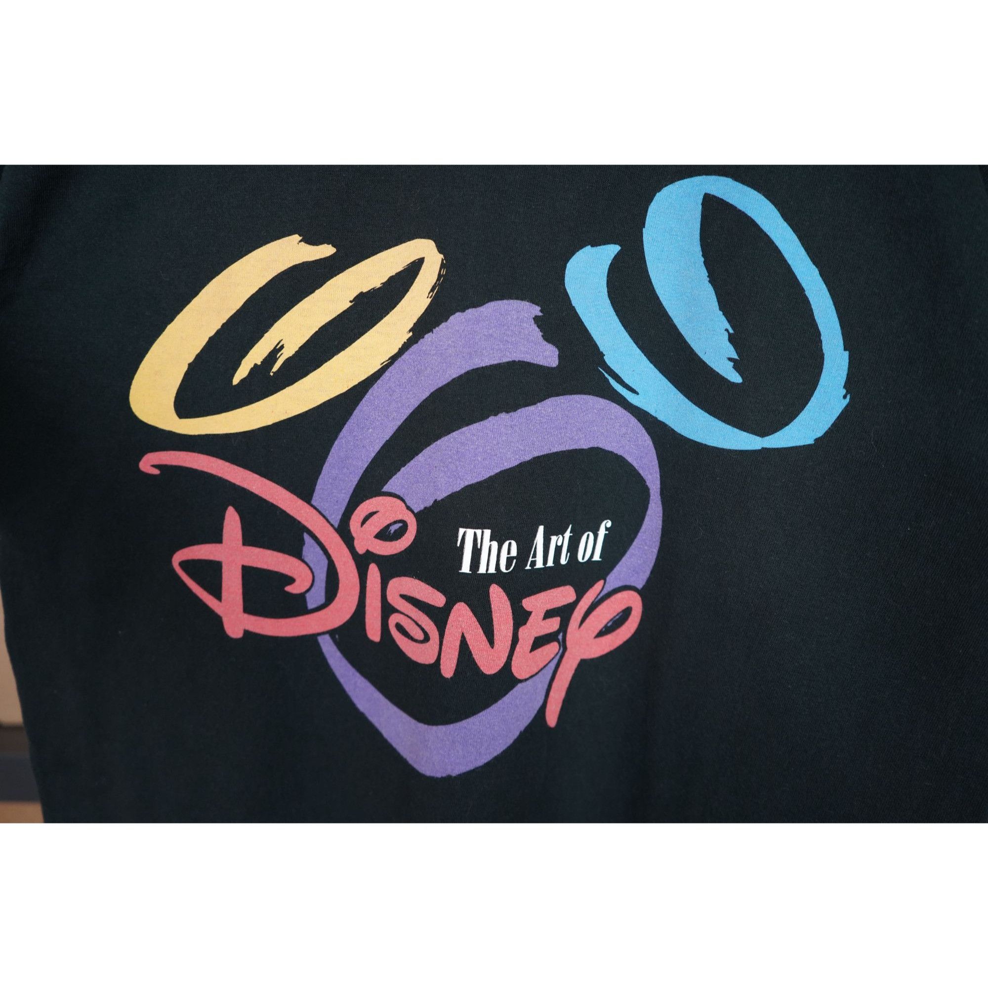 Disney × Mickey Mouse × Vintage Vintage Mickey Mouse T-shirt Black Men's L #443 Size US L / EU 52-54 / 3 - 3 Thumbnail