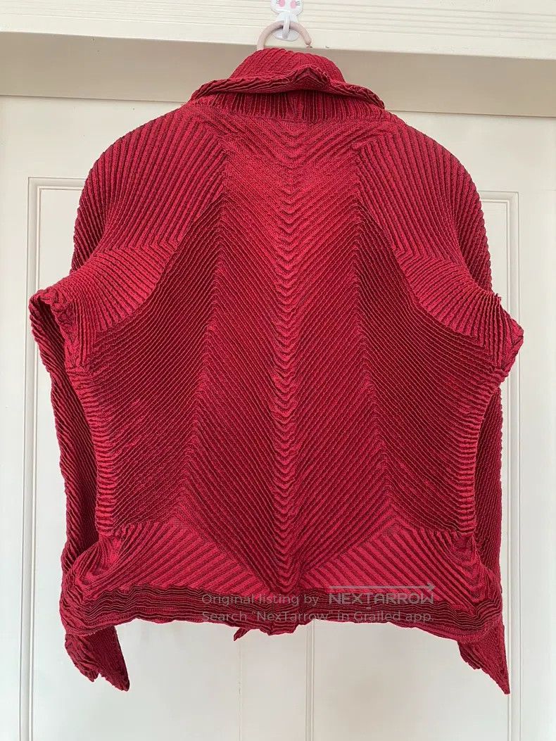 Issey Miyake Issey Miyake Budding Coat Bright Red Size M / US 6-8 / IT 42-44 - 4 Thumbnail