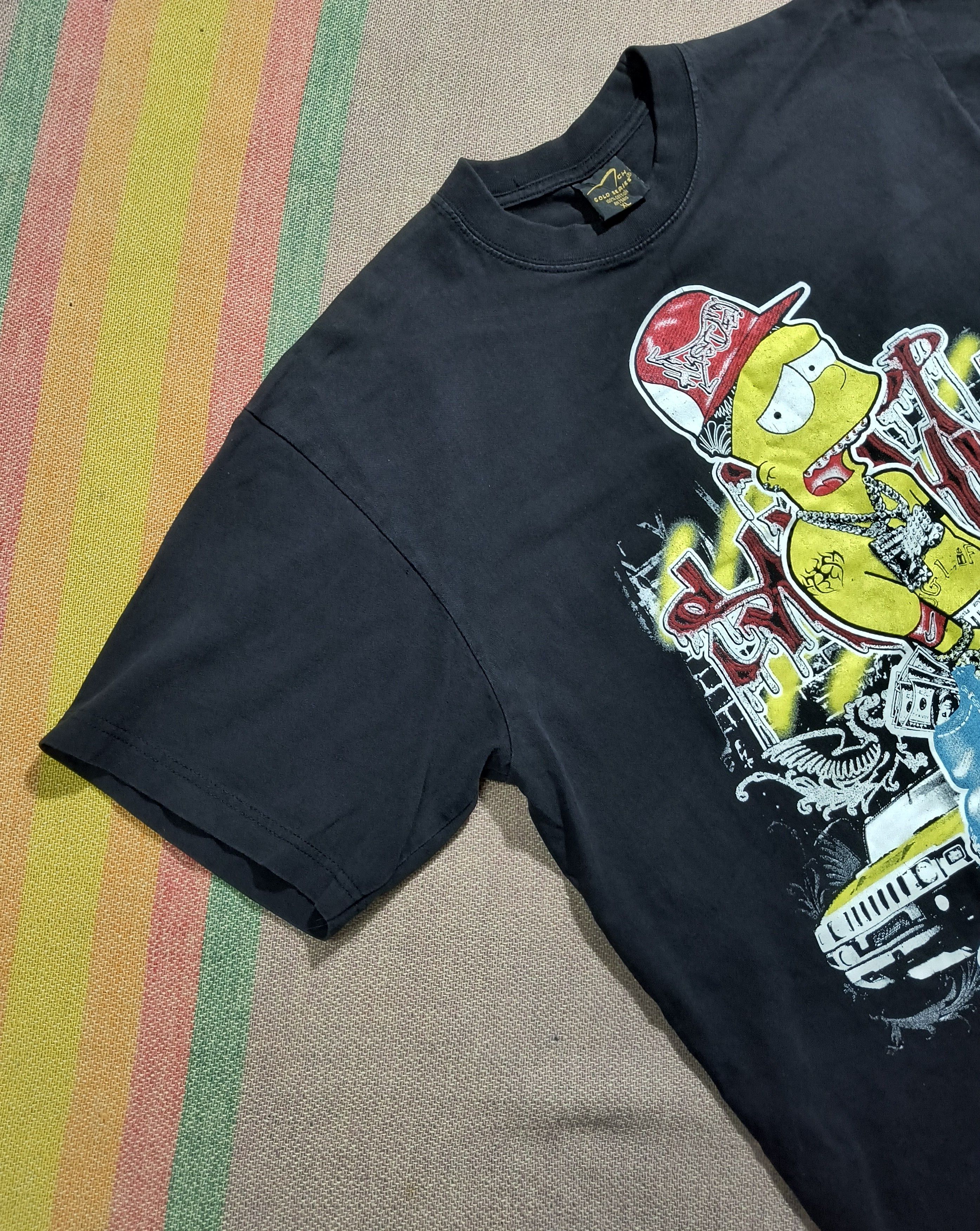 The Simpsons Vintage Y2K bling hustla Bart Simpson tee Size US XL / EU 56 / 4 - 3 Thumbnail