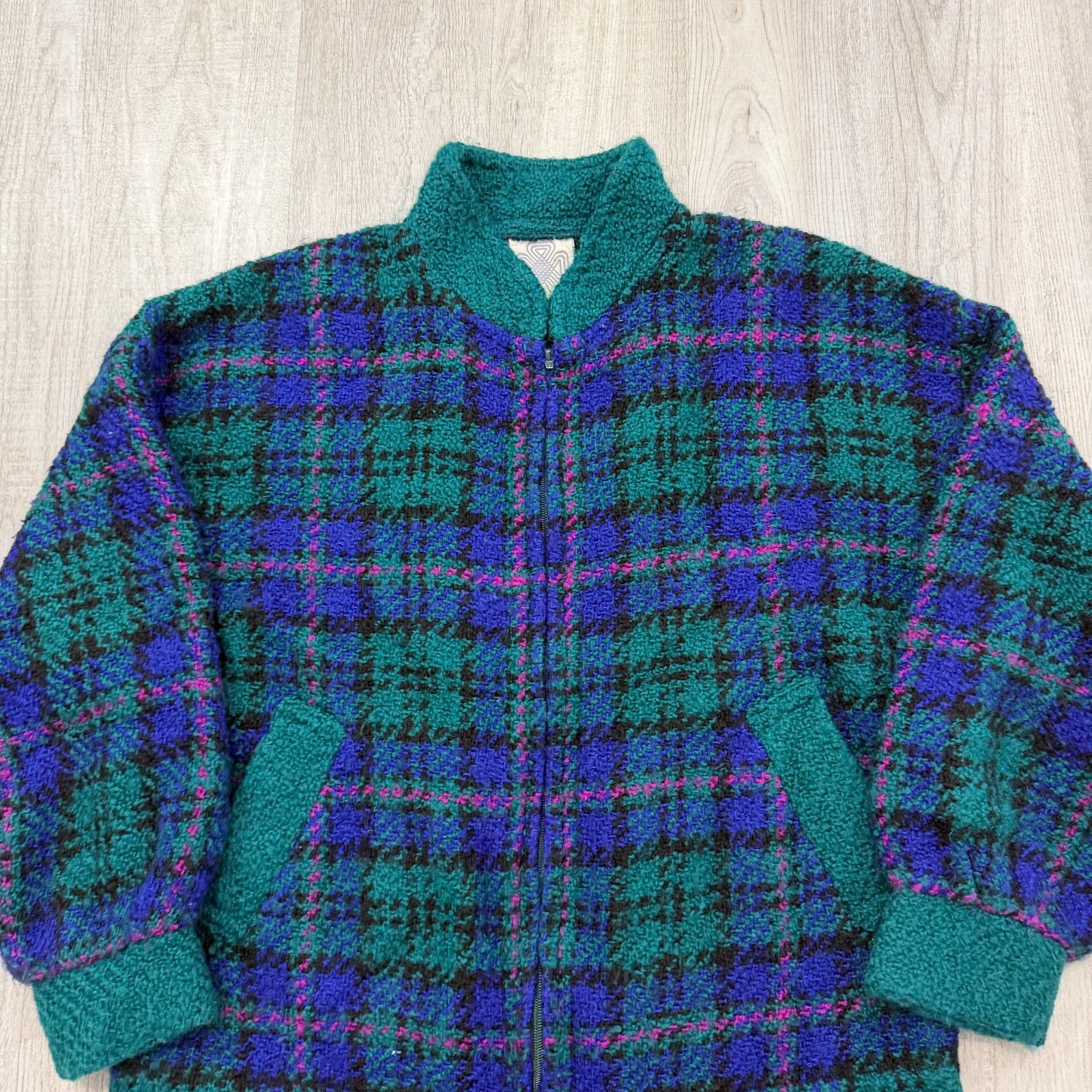 Vintage Vintage Boyne Valley Weaver Wool Sweater Jacket Large Size L / US 10 / IT 46 - 2 Thumbnail