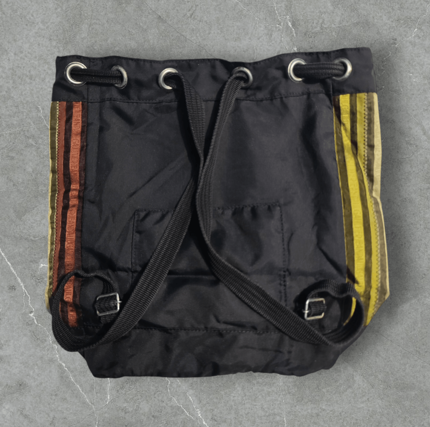 Jean Paul Gaultier Vintage Jean Paul Gaultier Special Fabric Drawstring Backpac Size ONE SIZE - 3 Thumbnail